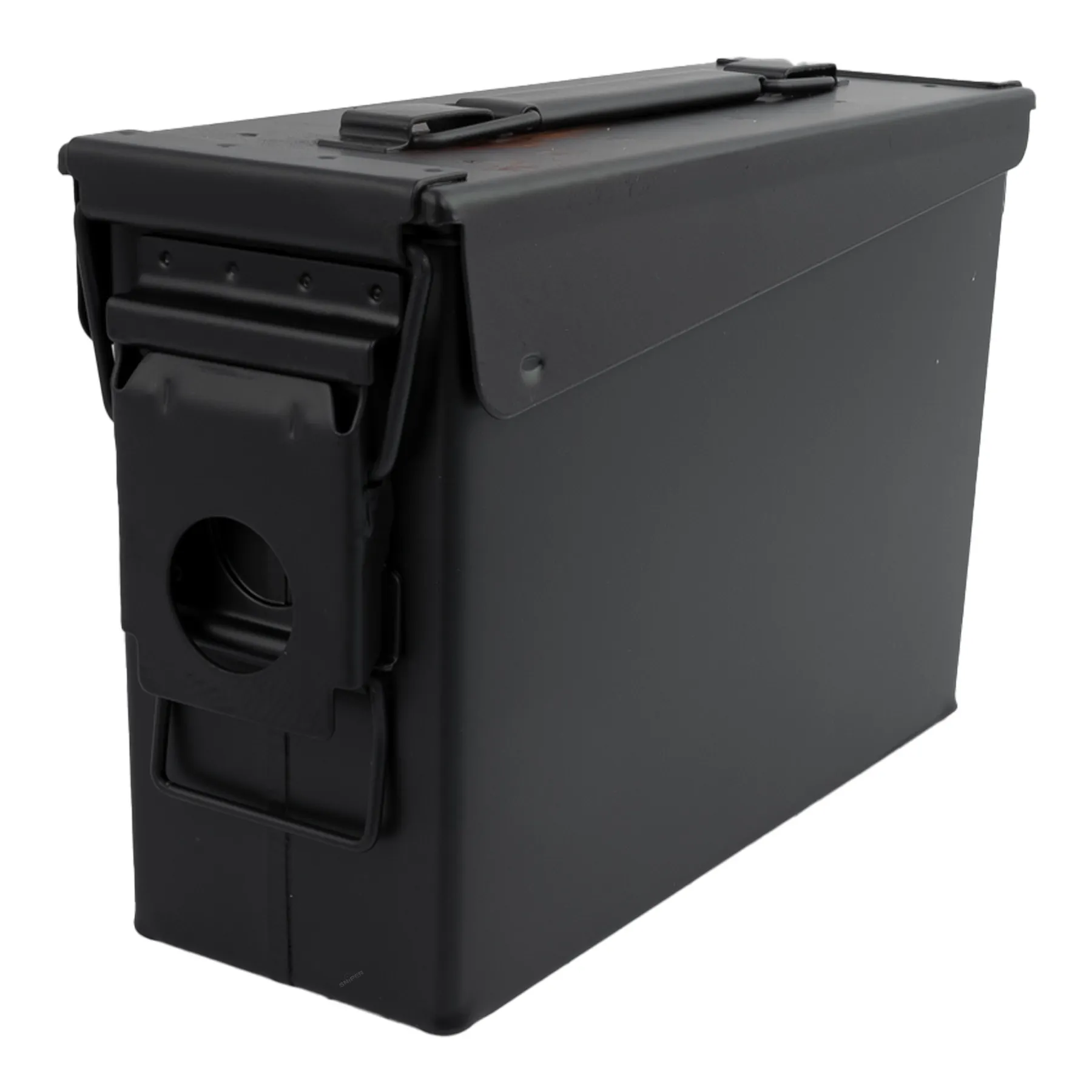 Metall Munitionskiste, 25,5x9x16,8 cm, Black