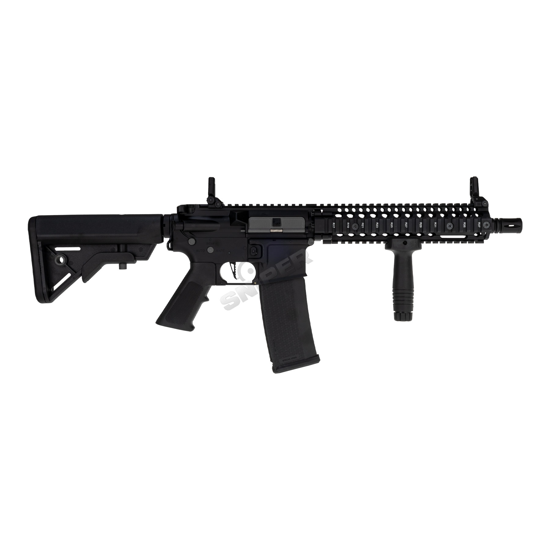 SA-E19 Edge Daniel Defense MK18 w/ HAL ETU (S)AEG, Black