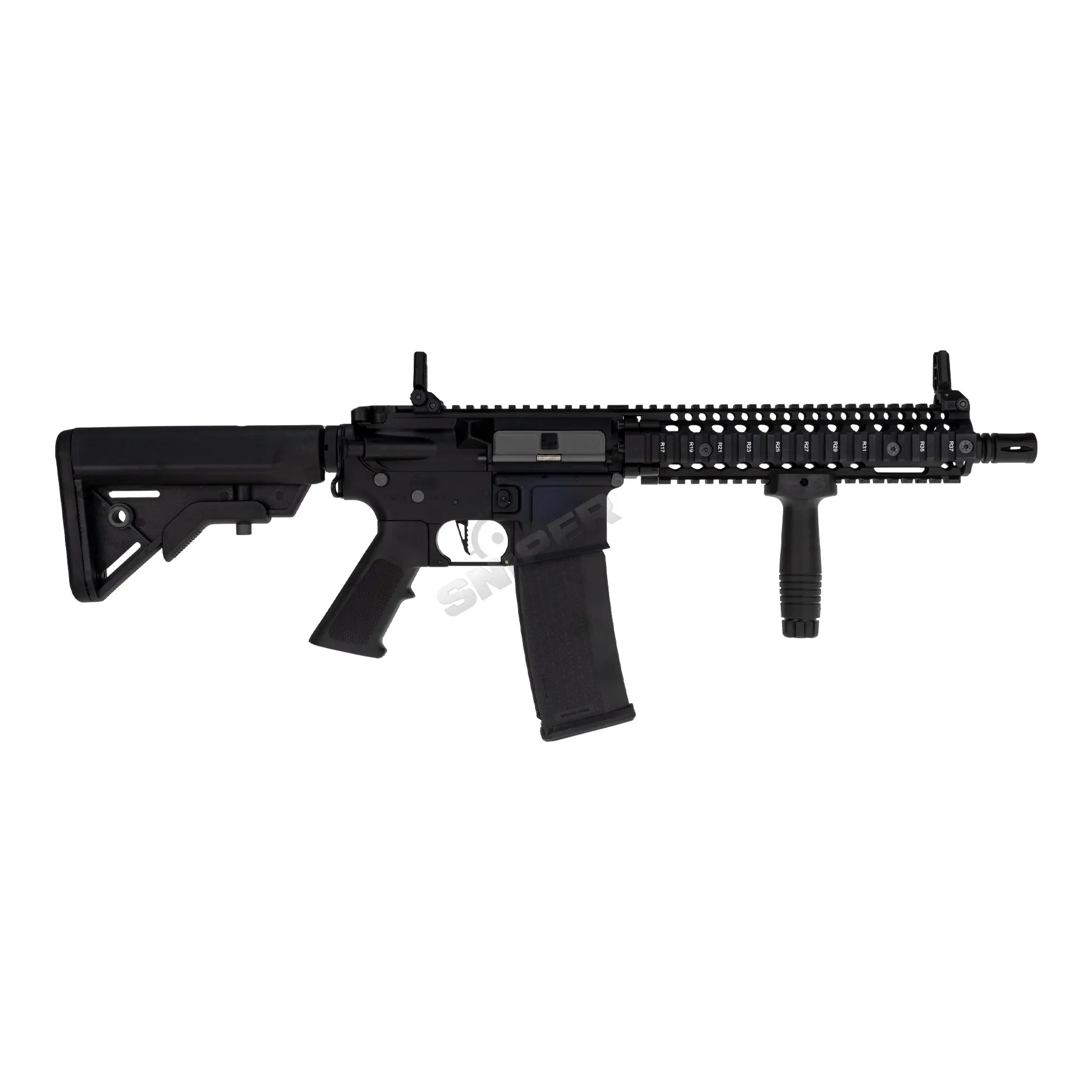 SA-E19 Edge Daniel Defense MK18 w/ HAL ETU (S)AEG, Black SA-E19 Edge Daniel Defense MK18 w/ HAL ETU (S)AEG, Black