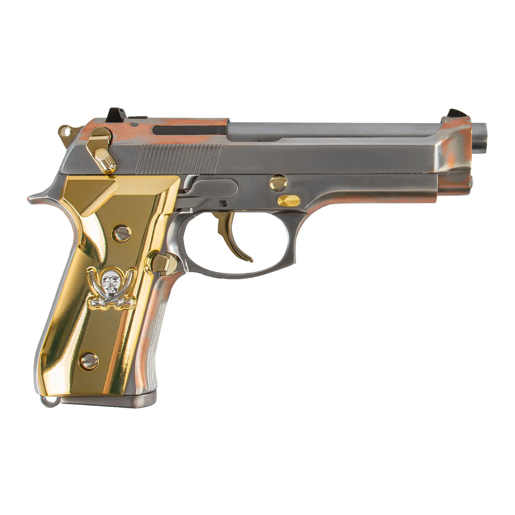WE M92F Calico Jack Full Metal GBB Softair Pistole
