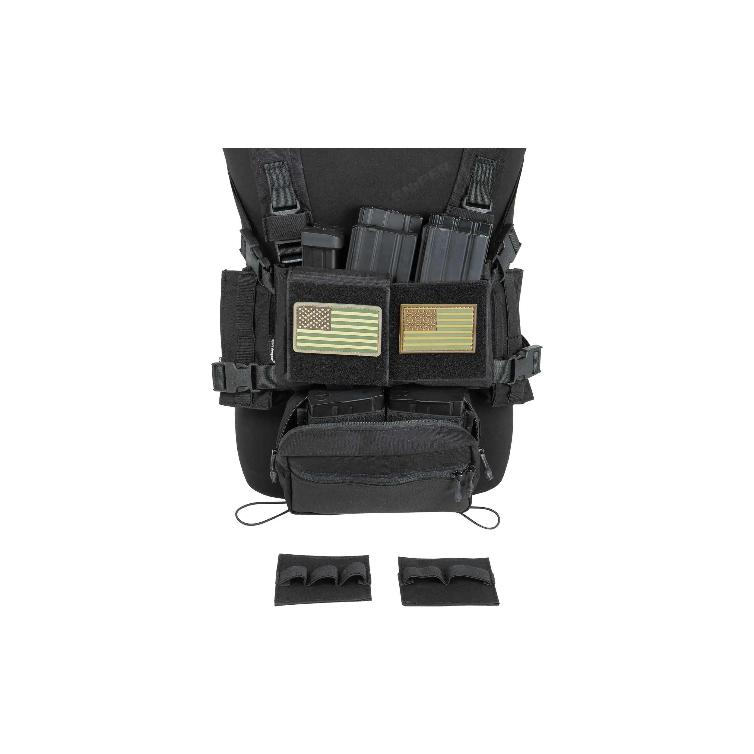 Micro Fight Chissis MK3 Chest Rig, Black