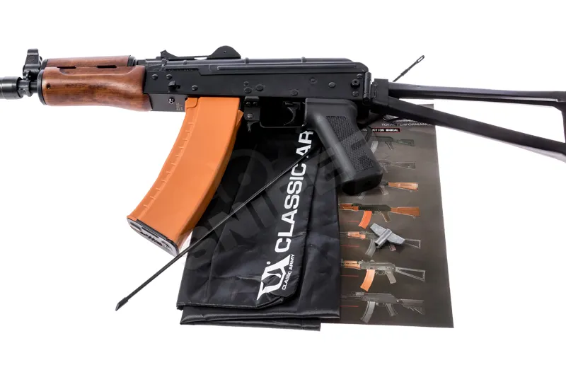 AK74U Steel/Wood Mosfet (S)AEG, Black