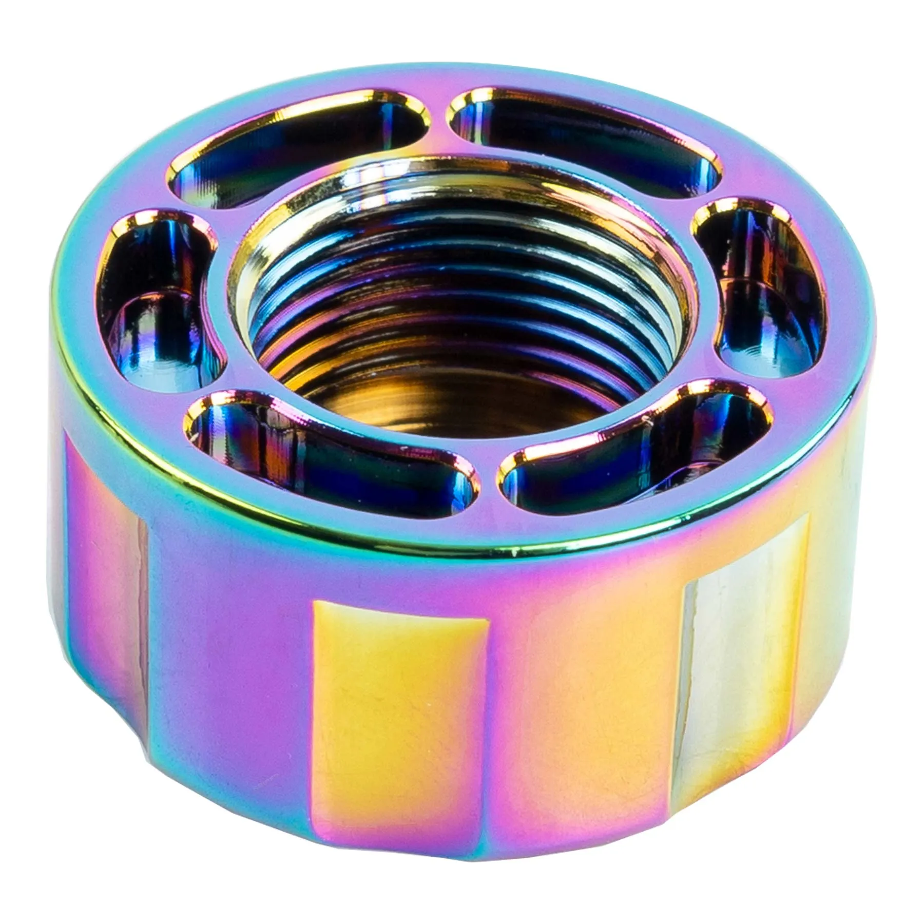 AAP-01 CNC Suppressor Thread Coner Type 2 Electroplated Chameleon