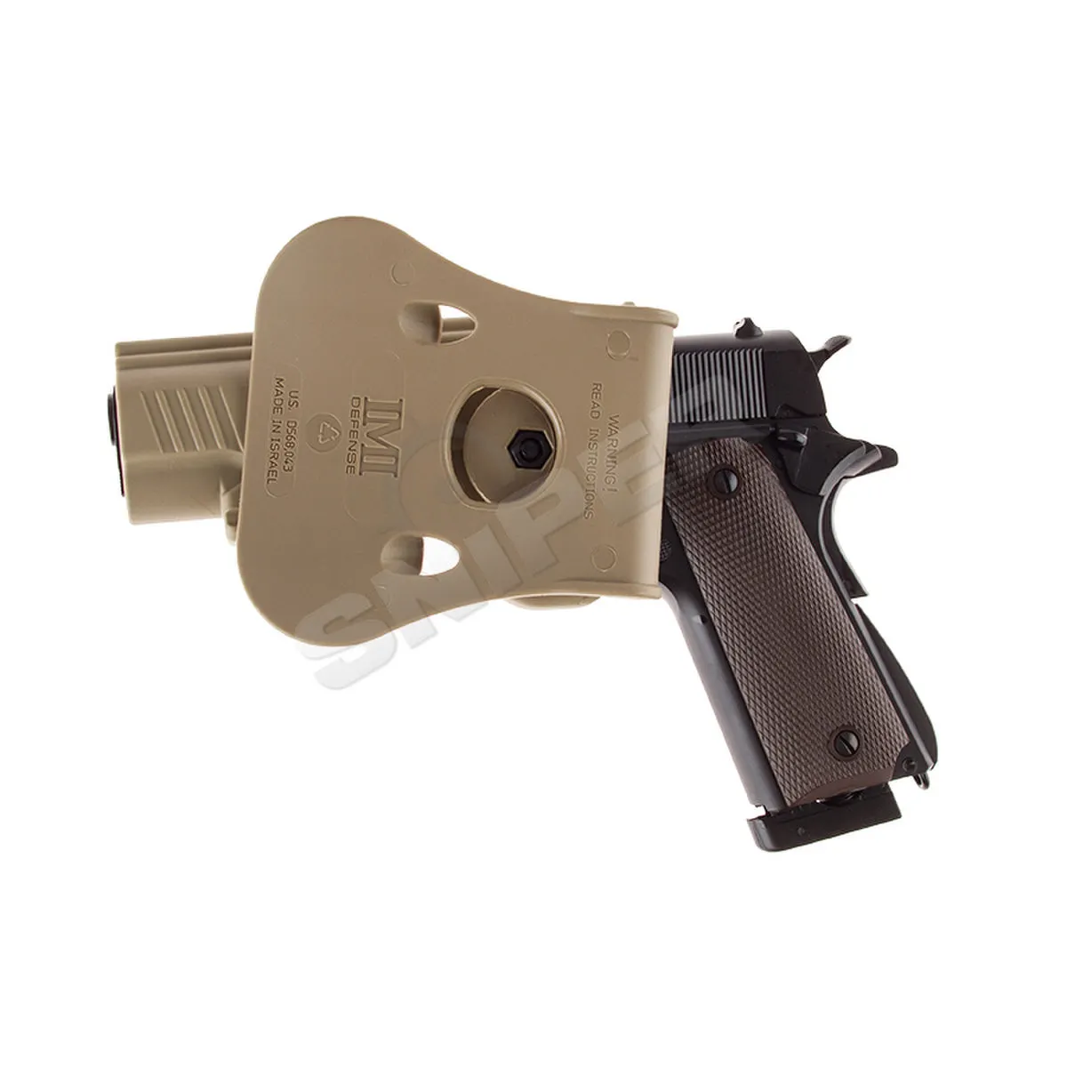 Holster für 1911 with/without Rail, Tan
