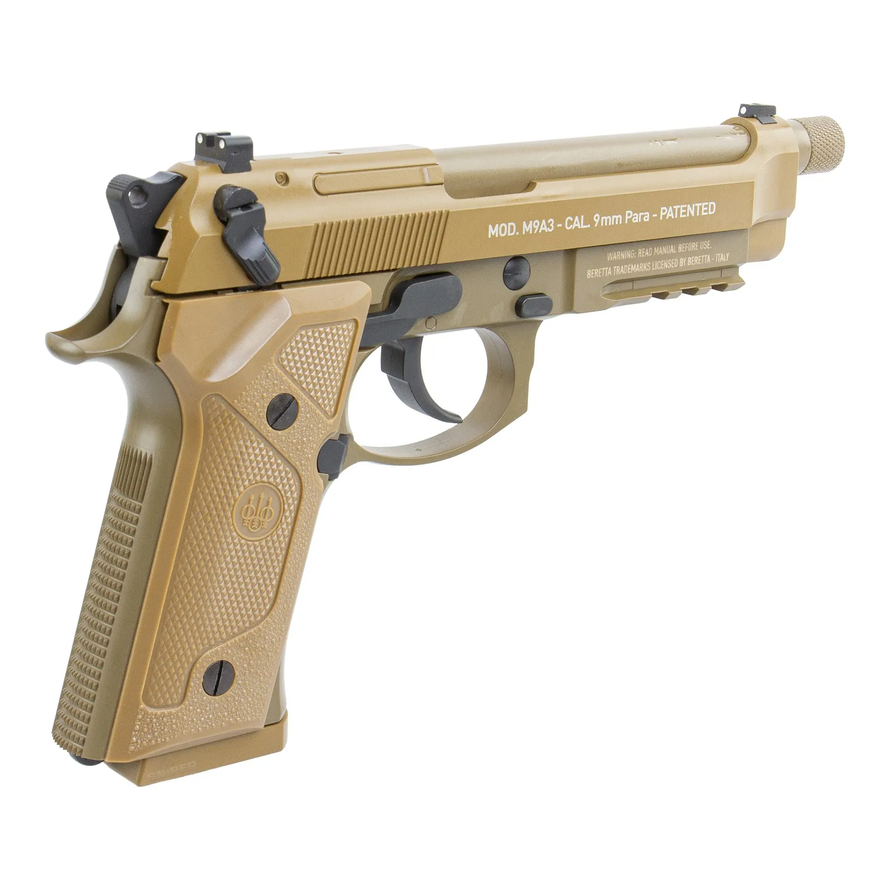 Beretta M9A3 FDE CO2, GBB