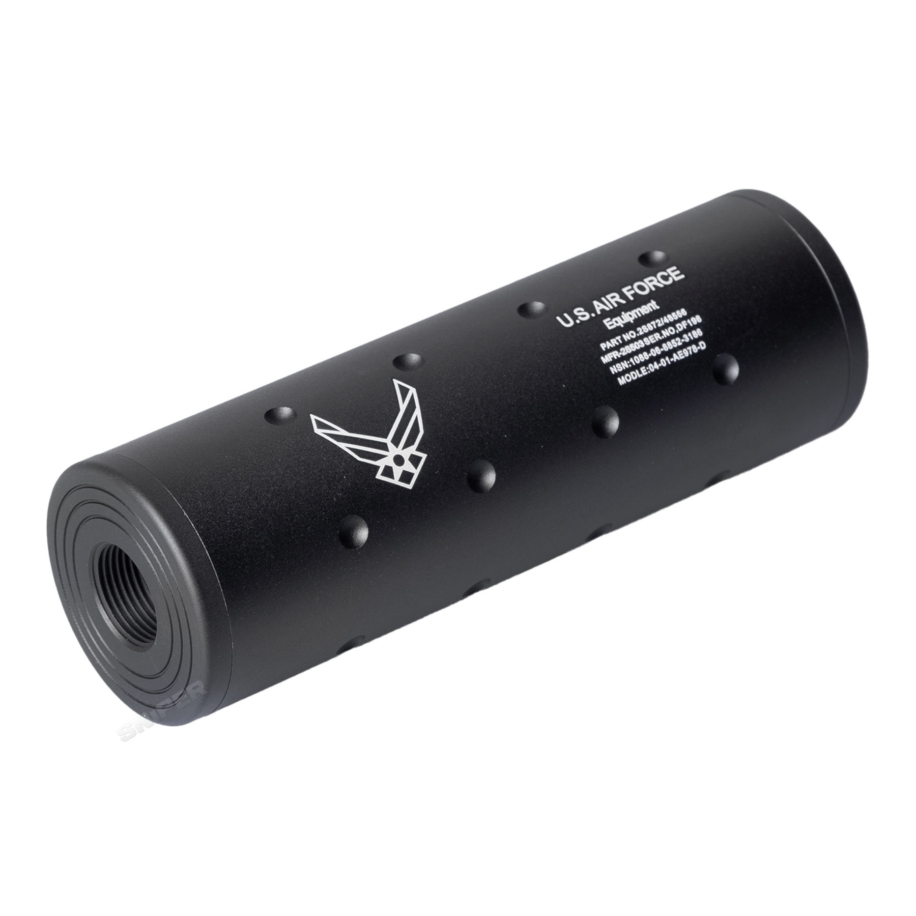 U.S. Air Force Short Silencer, Black
