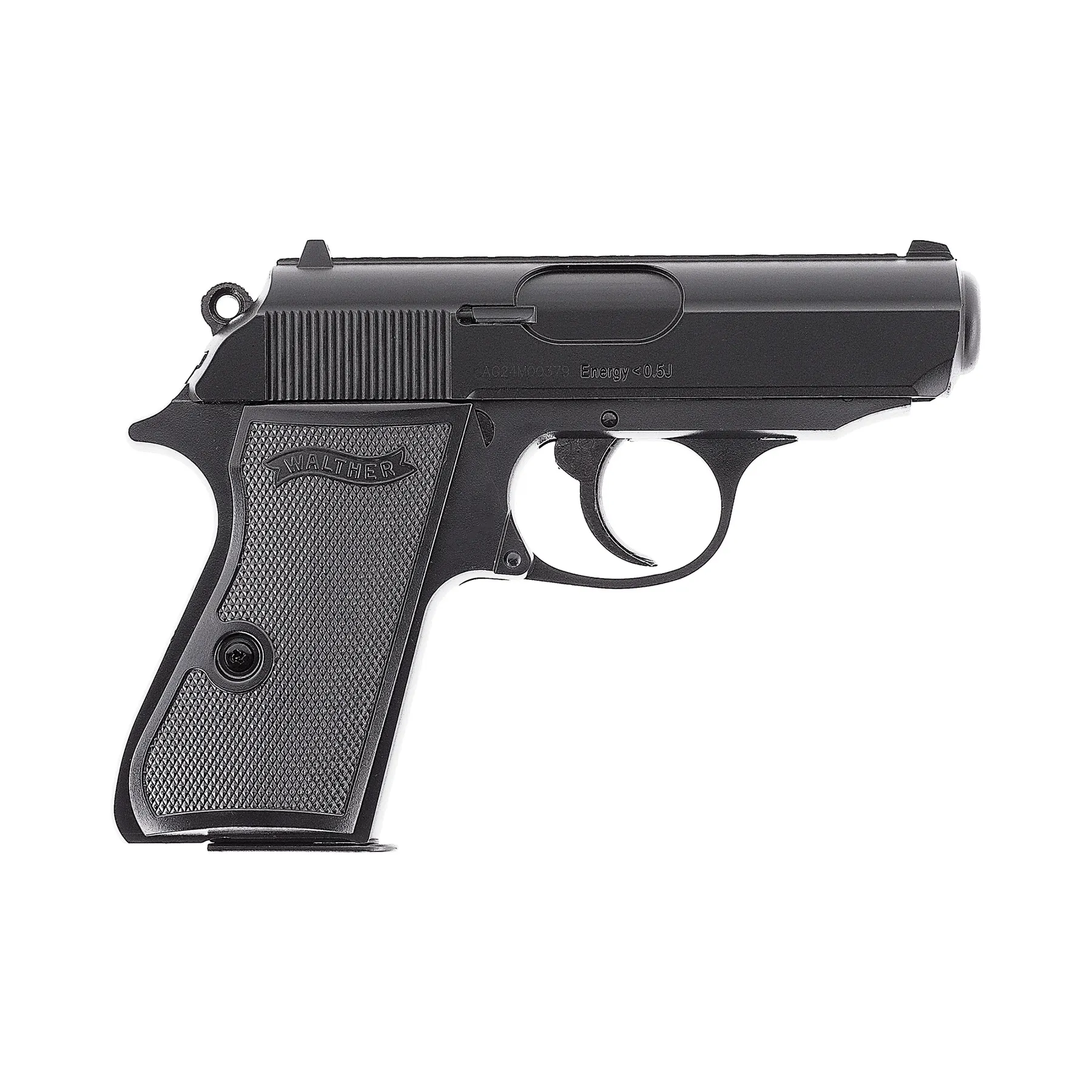Walther PPK/S < 0,5J Federdruck Pistole, Black