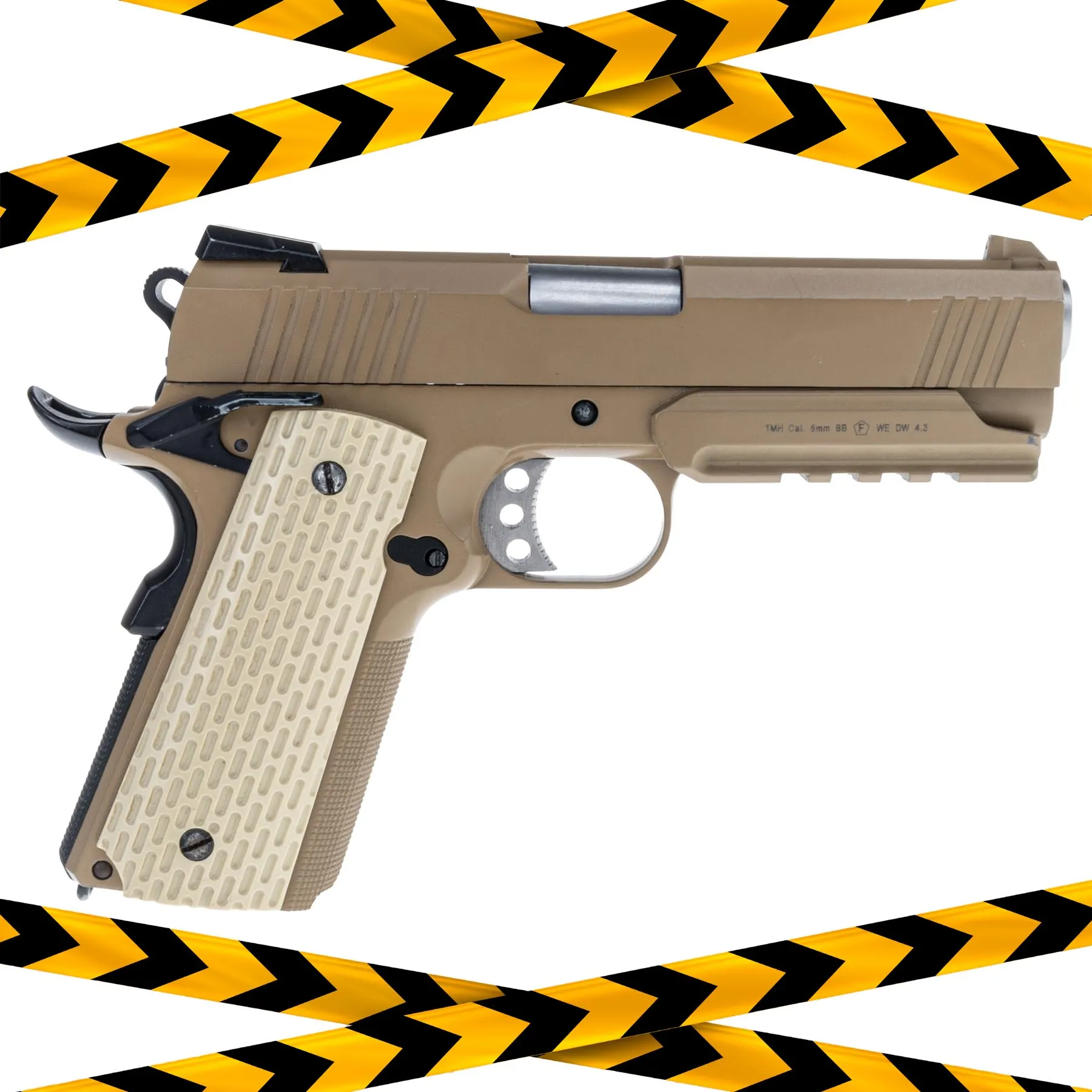 B-Ware WE Desert Warrior 4.3 Full Metal Desert GBB Softair
