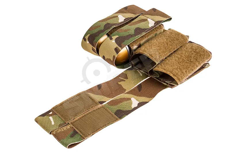 Quad 40mm Shell Velcro Pouch, Multicam