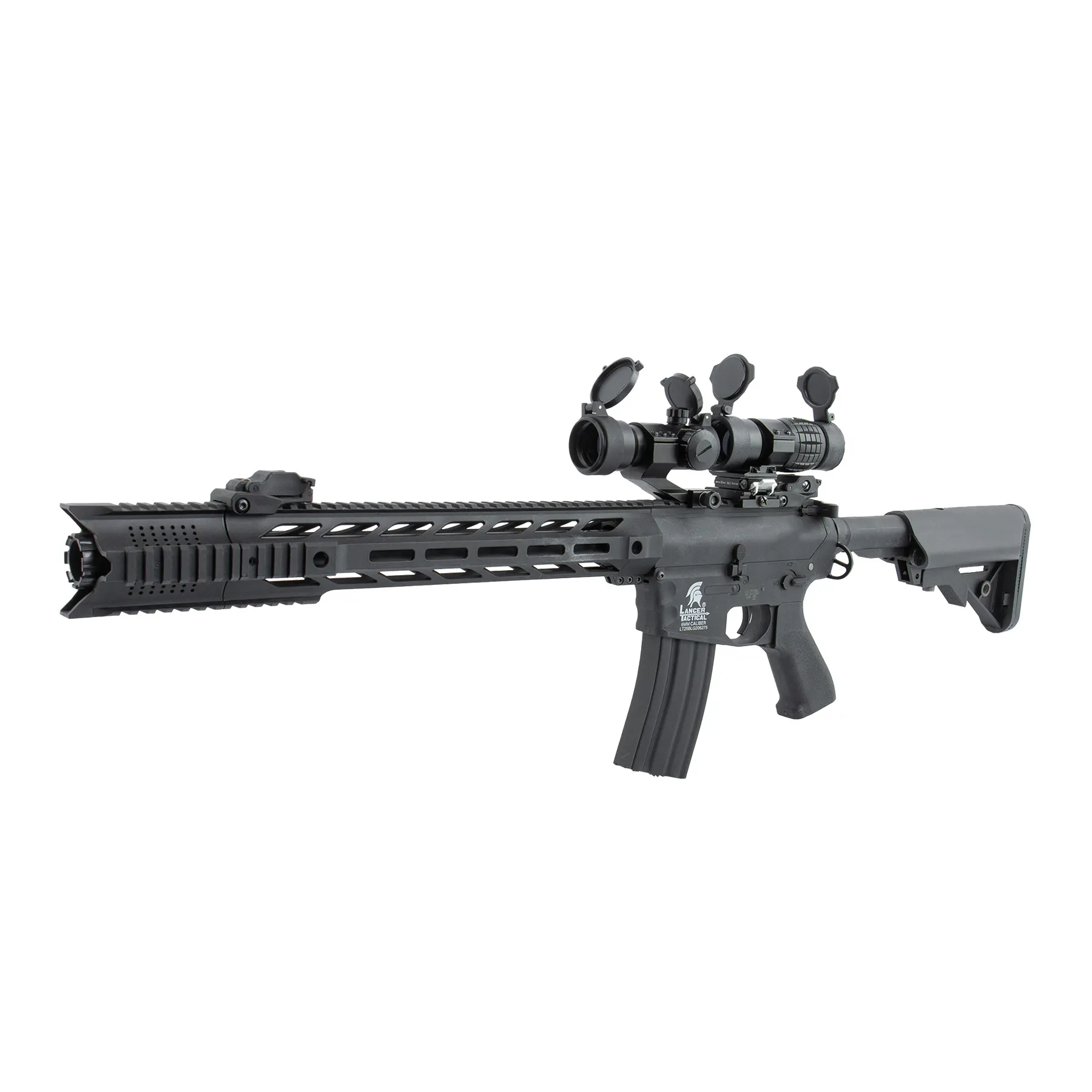 Interceptor ETU+Mosfet w/ Red Dot Magnifier Set (S)AEG, Black Interceptor ETU+Mosfet w/ Red Dot Magnifier Set (S)AEG, Black