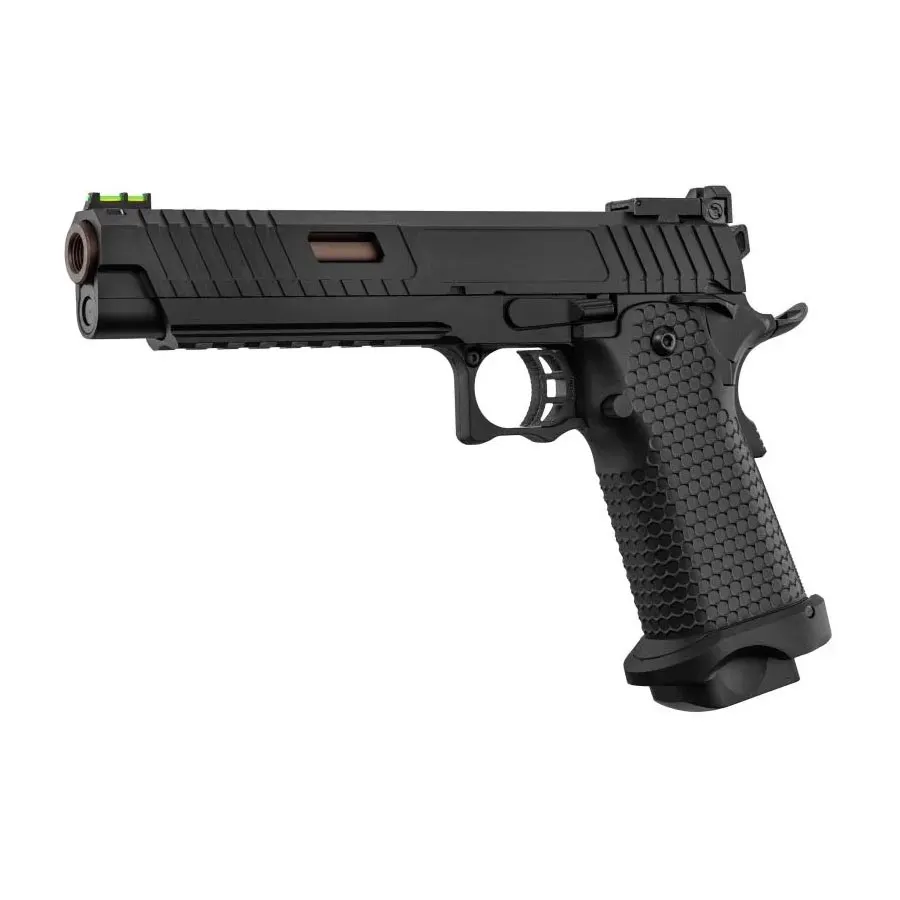 Golden Eagle 6" Hi-Capa GBB Airsoft Pistole, Black
