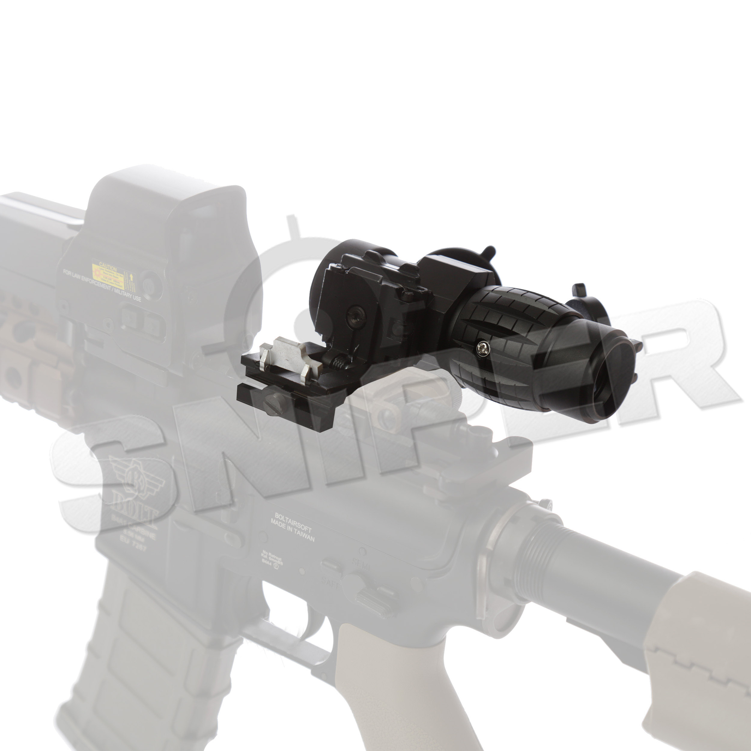 4x FXD Magnifier QD-Mount, Black