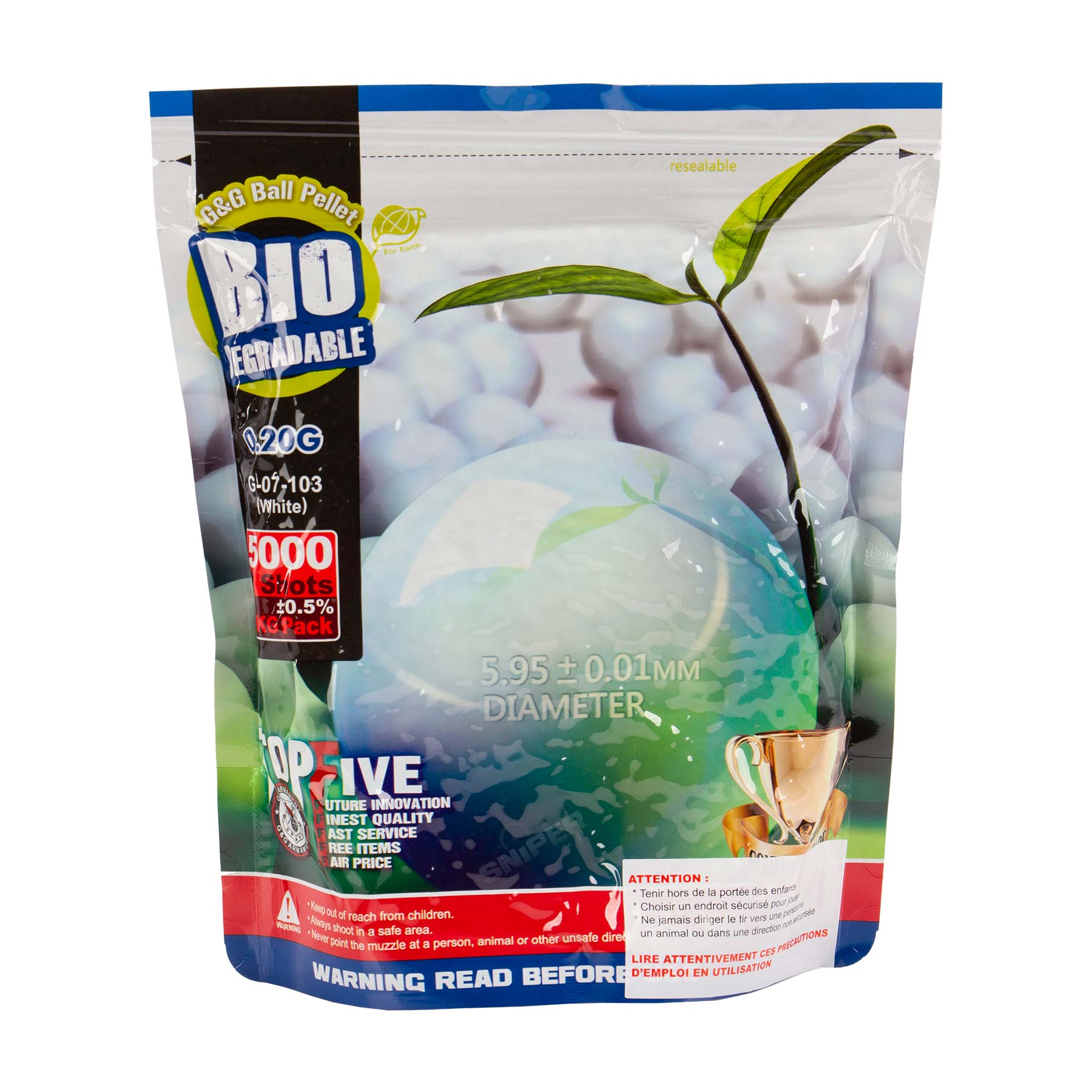 0,20g Bio BBs, 5000er Beutel