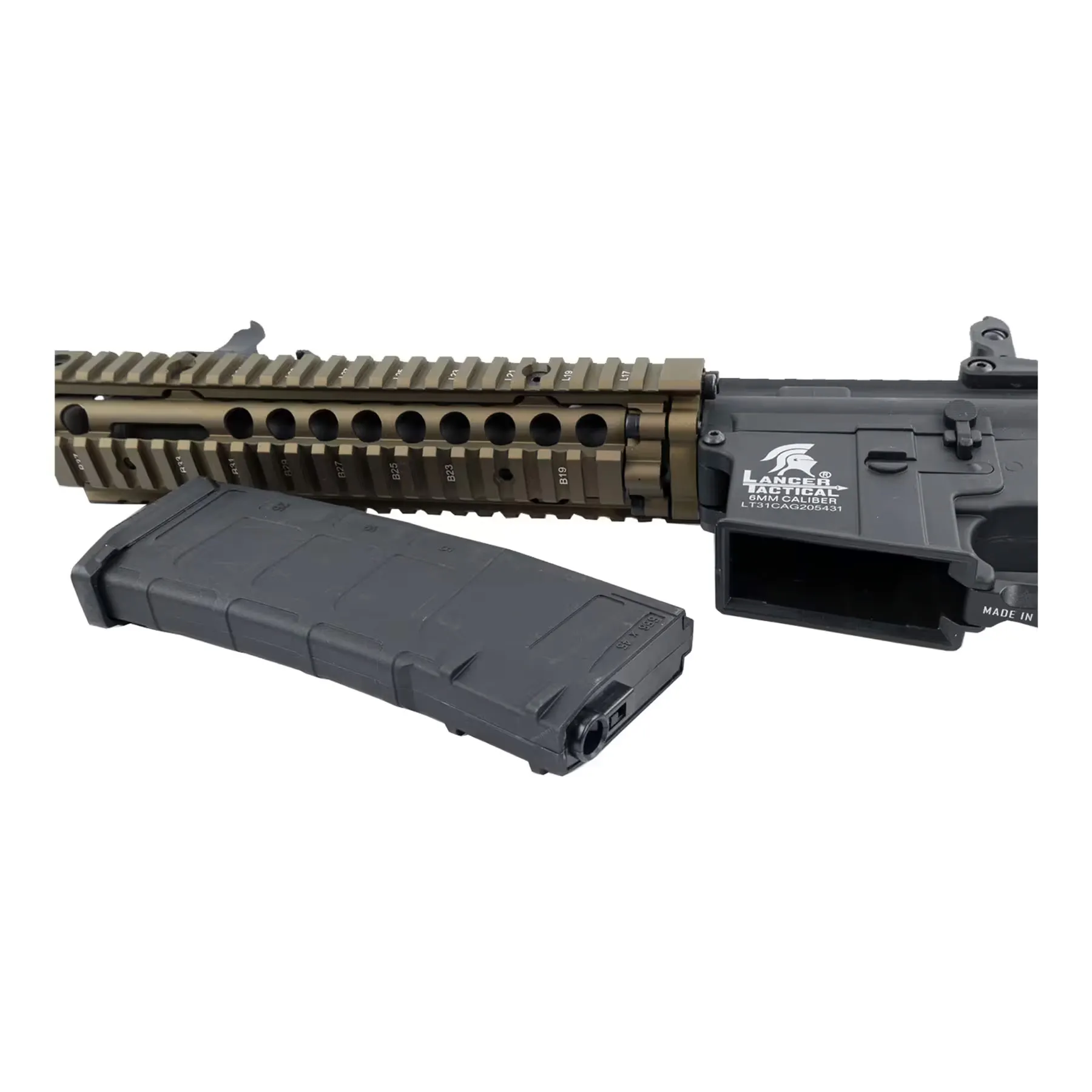 Lancer MK18 Classic Hybrid (S)AEG, Black/Bronze