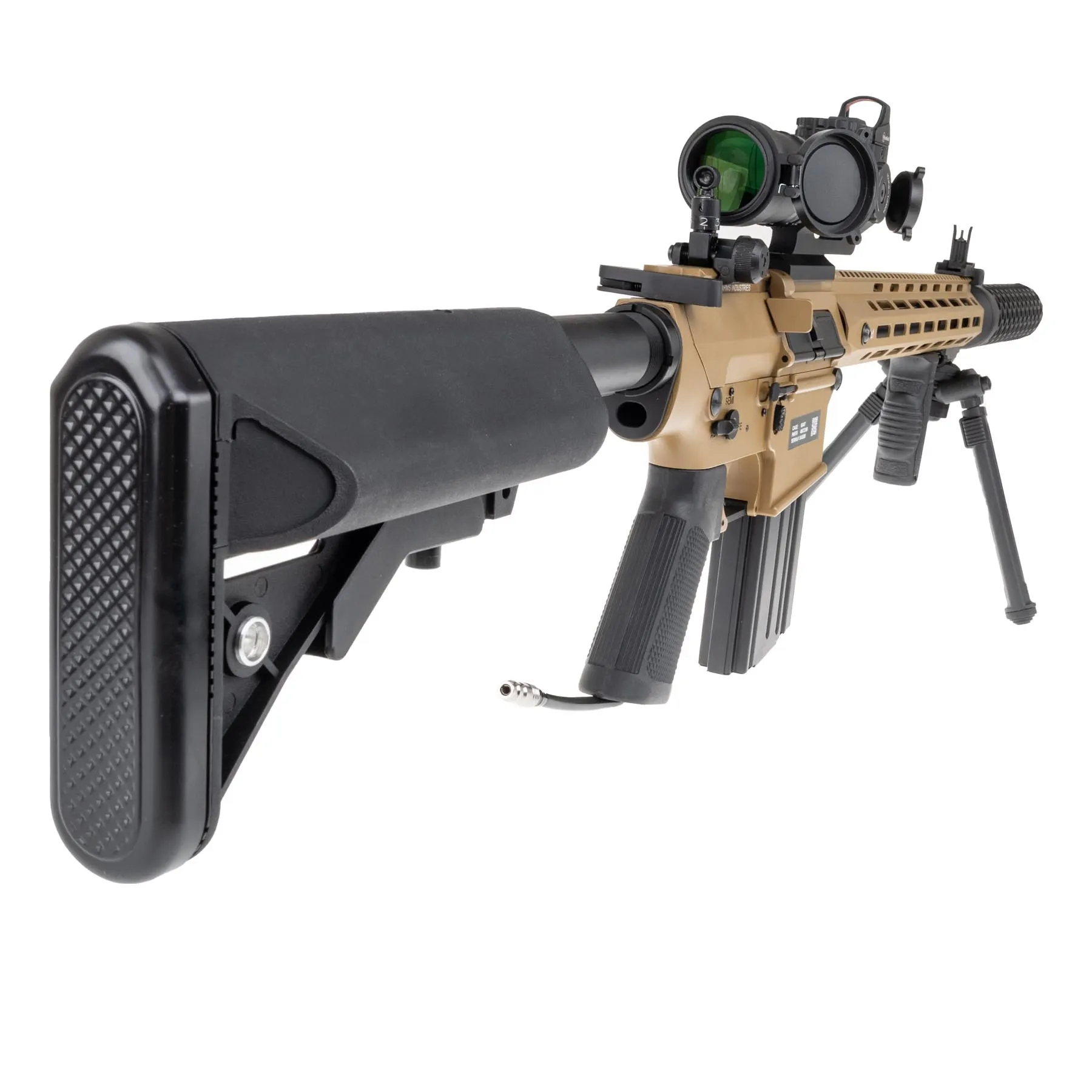 Prep My Airsoft - SAC x Wolverine SA-E35 DMR Rifle HPA, Tan