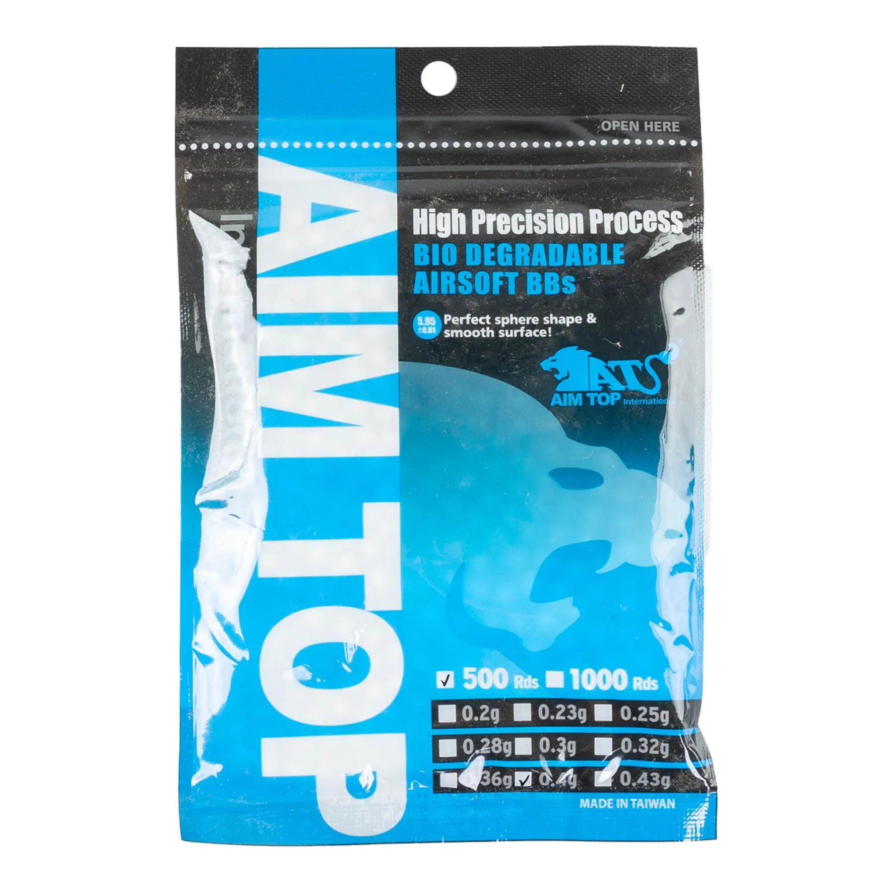 AIM TOP HEAVY BIO 0.40g BBs, 500RND