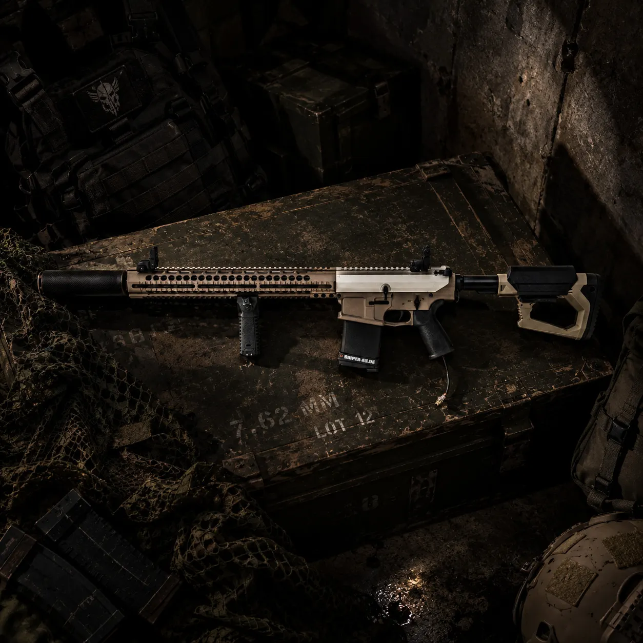 SAC PDIK DMR "German Warfare" Deep Engraved Limited Edition 4/4 , mHPA