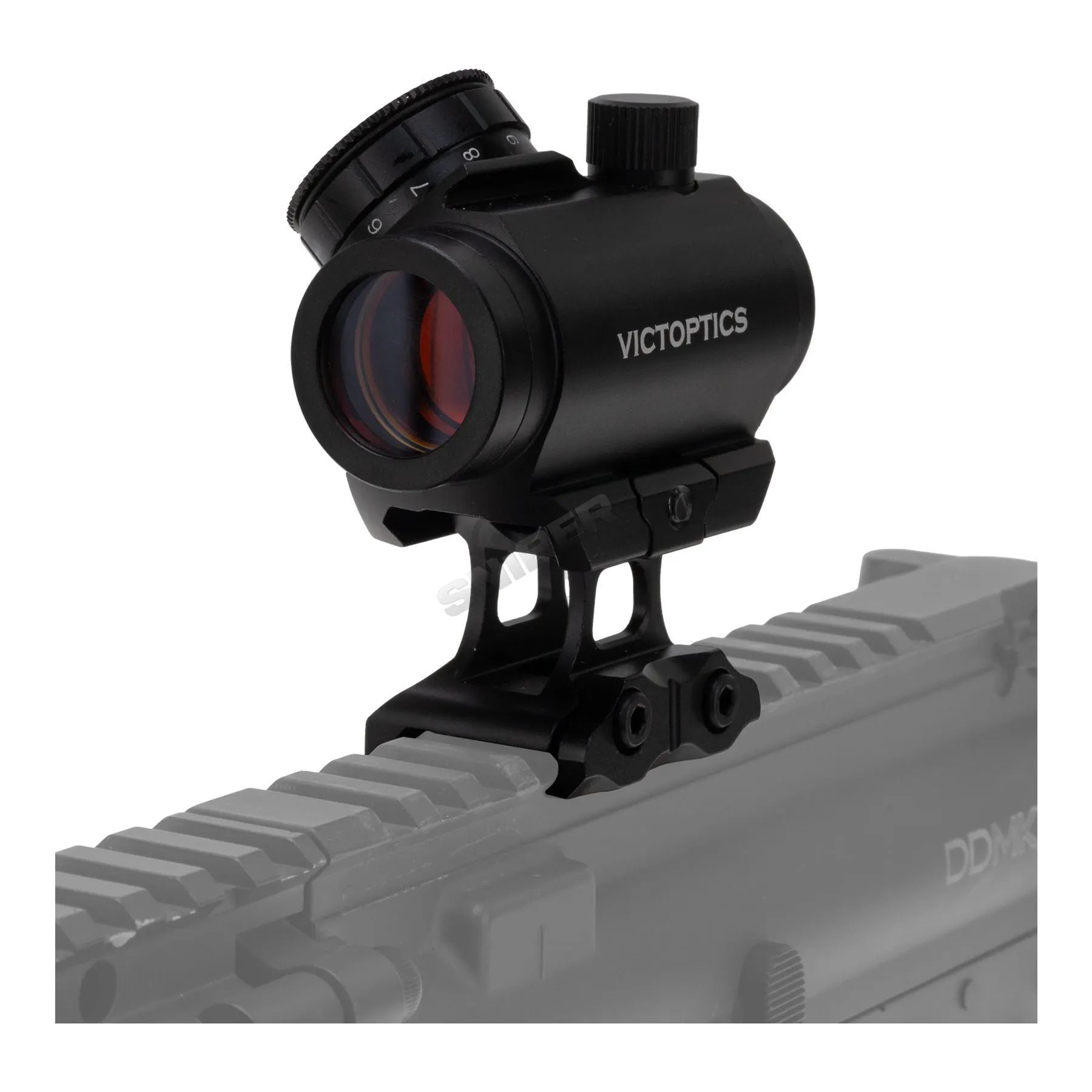 Victoptics RDSL17 T4 1x28 Red Dot Visier, Black