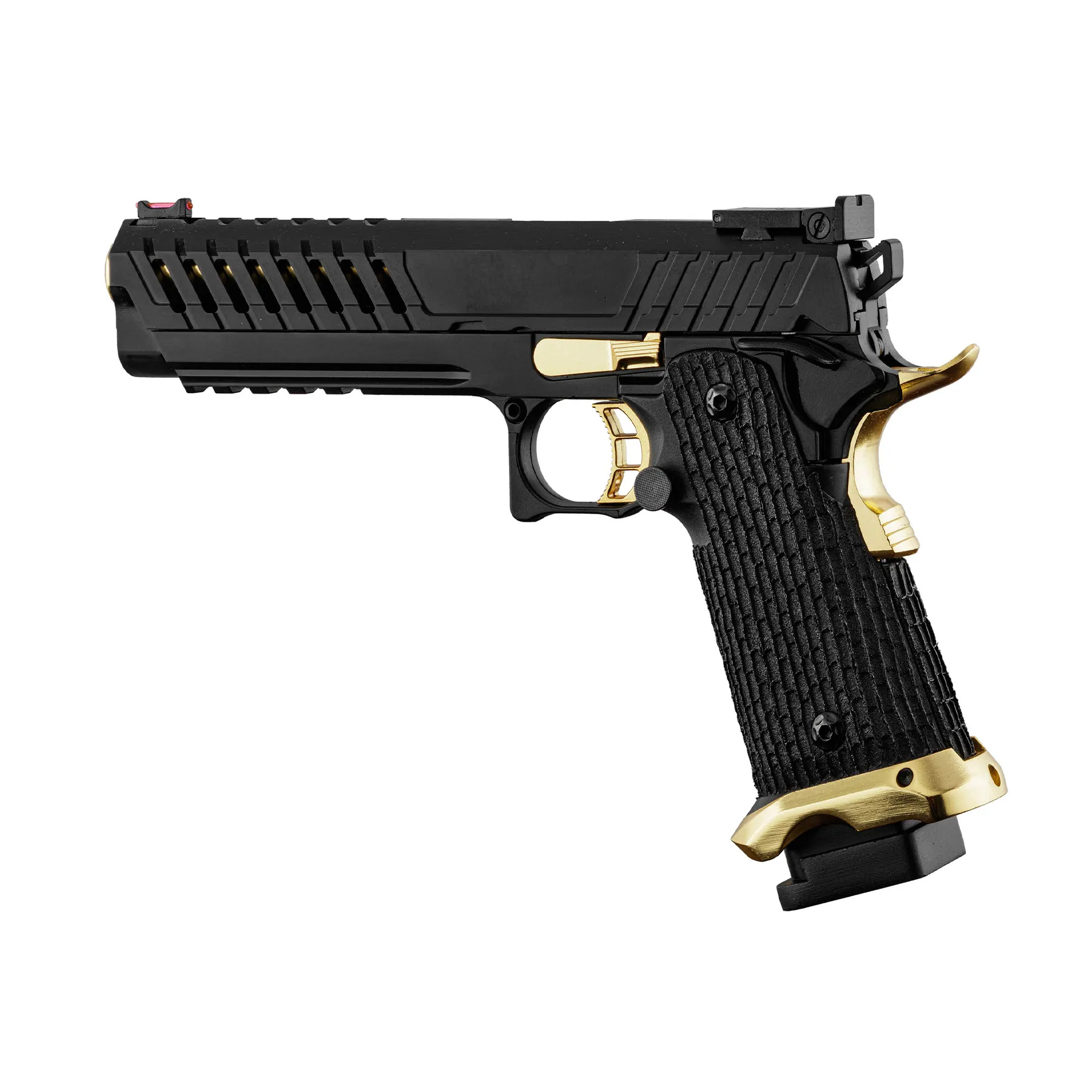 Lancer Tactical LTX-6BG Knightshade Hi-Capa GBB, Black/Gold