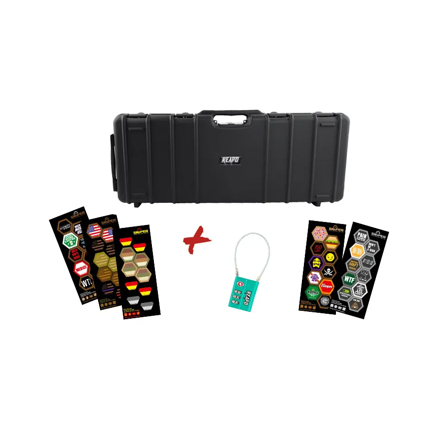 Kofferset Reapo Waffenkoffer 90 cm, wave foam