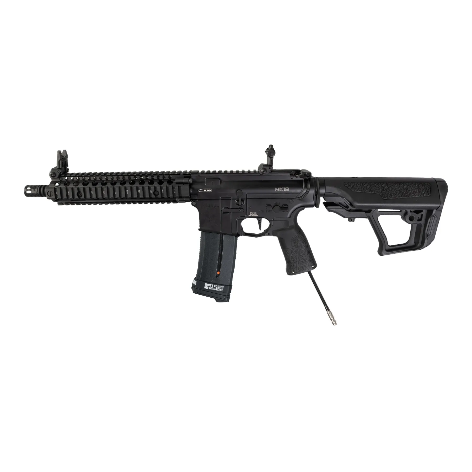 SAC x Wolverine Daniel Defense MK18 Split HPA, Black SAC x Wolverine Daniel Defense MK18 Split HPA, Black
