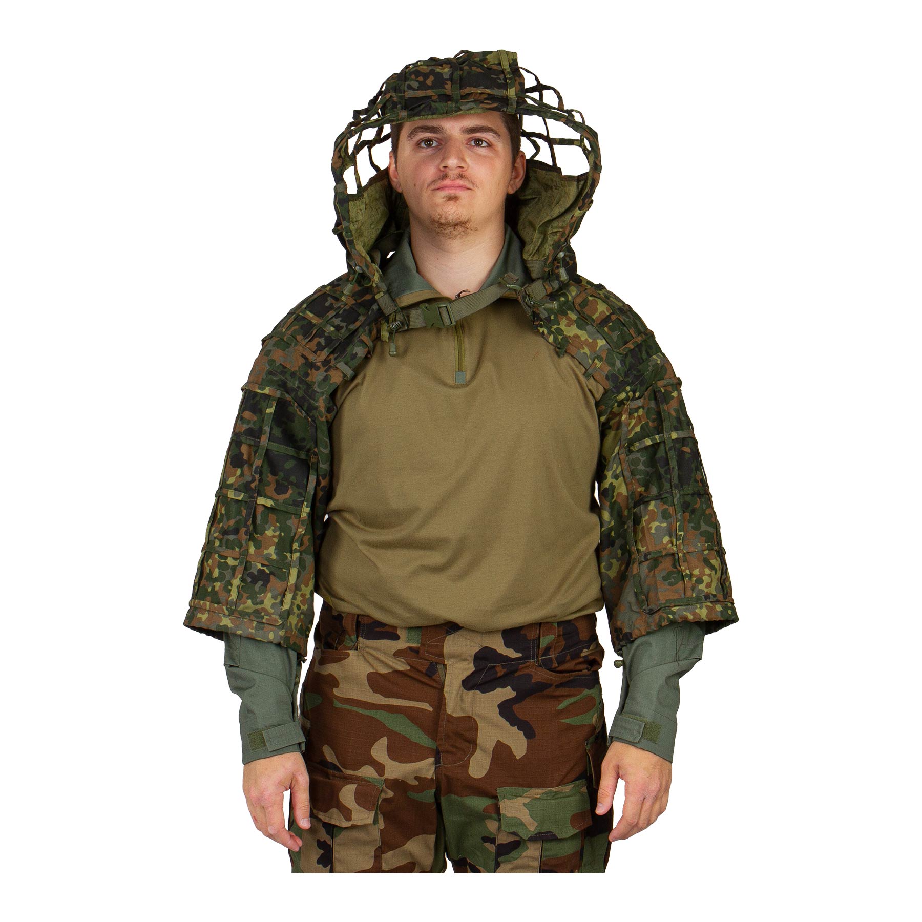Invader Sniper Bolero Plain, Flecktarn