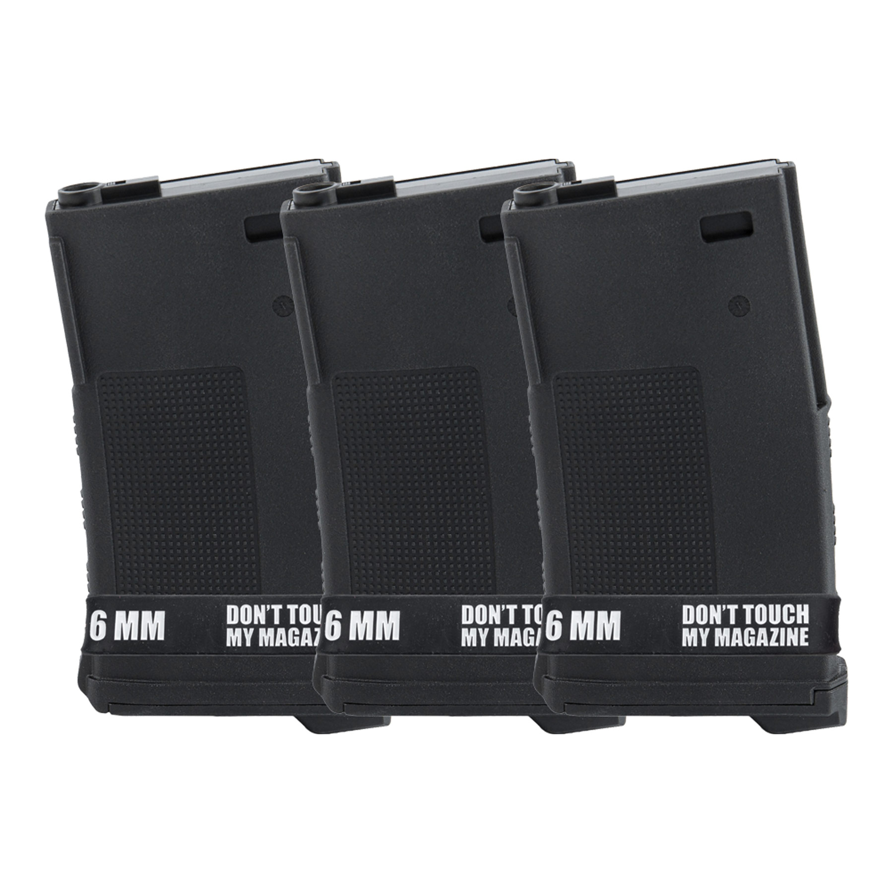 Enhanced Polymer Magazine für SR-25, 150rds, Black, 3er-Set