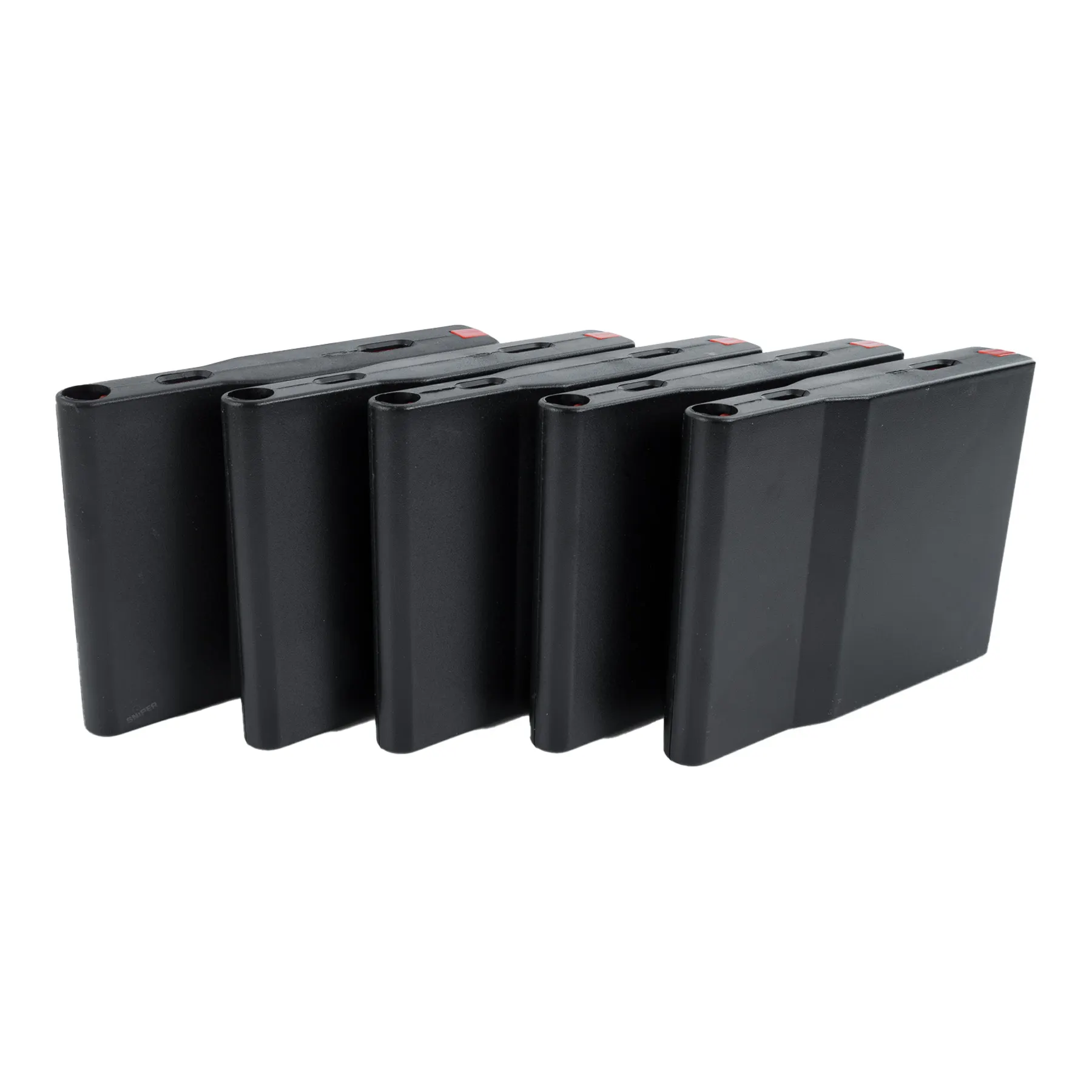Silverback Polymer Magazine für SRS Rifles, 25rds 5er-Set, Black Silverback Polymer Magazine für SRS Rifles, 25rds 5er-Set, Black