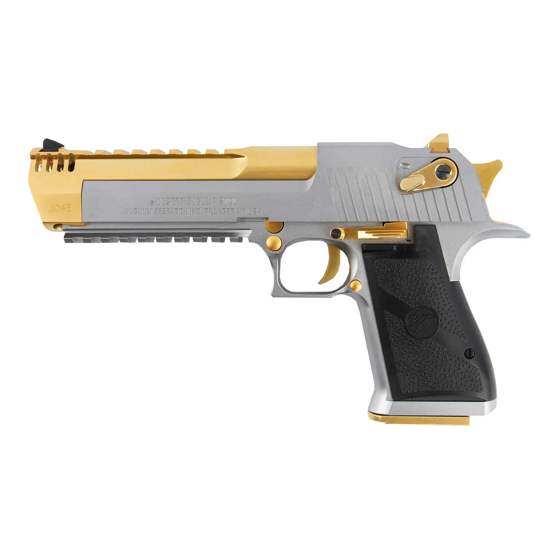 Desert Eagle L6 .50AE GBB, Gold/Silver