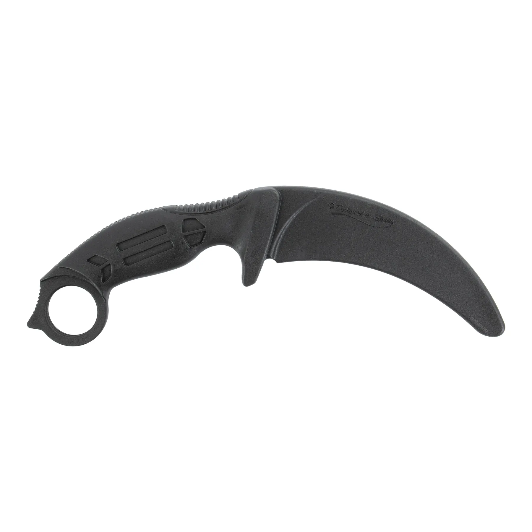 K25 Rubber Training Knife, Black