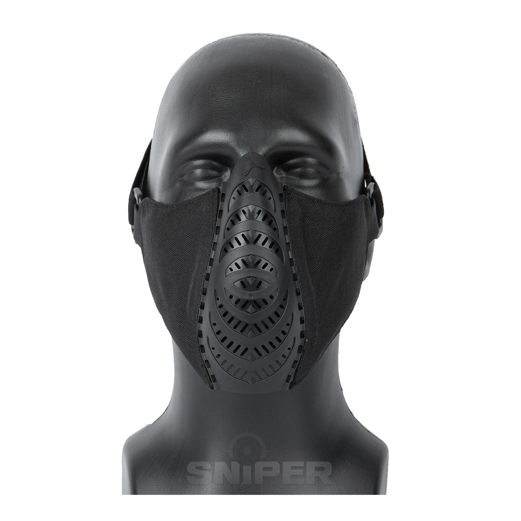 Half Face Mask V7, Black