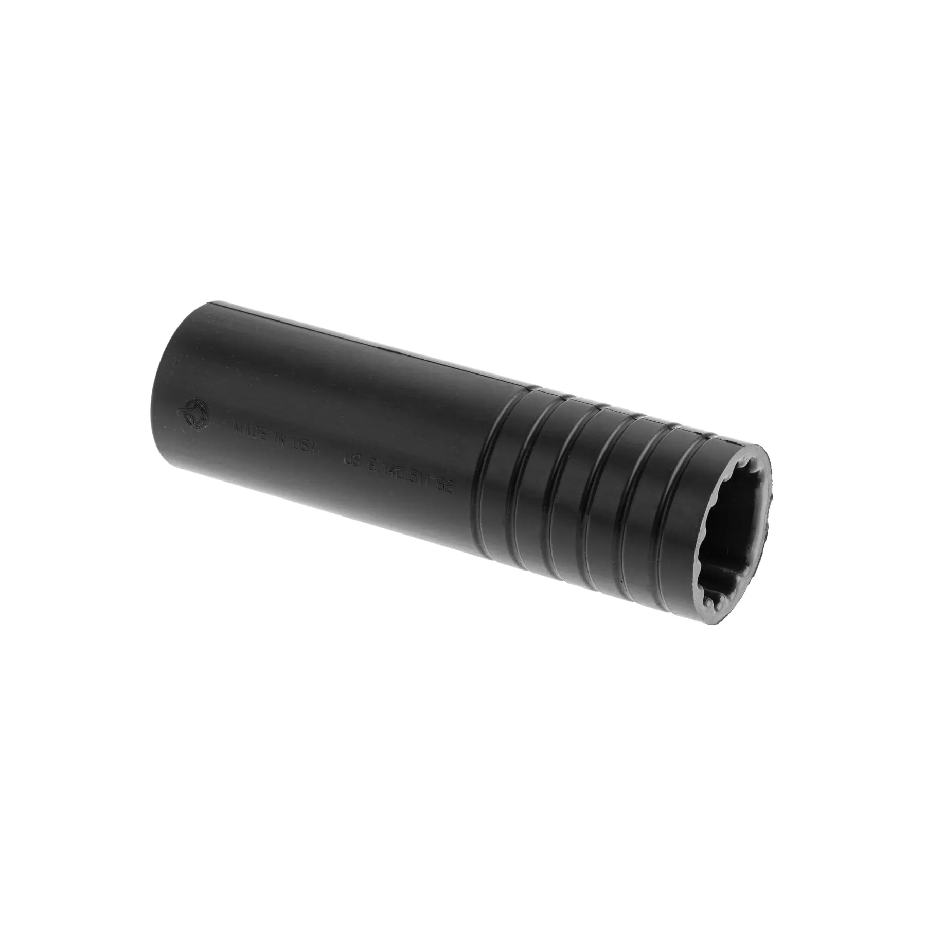 Manta 8 x 1.75" ID Large Smooth Suppressor Cover, Black