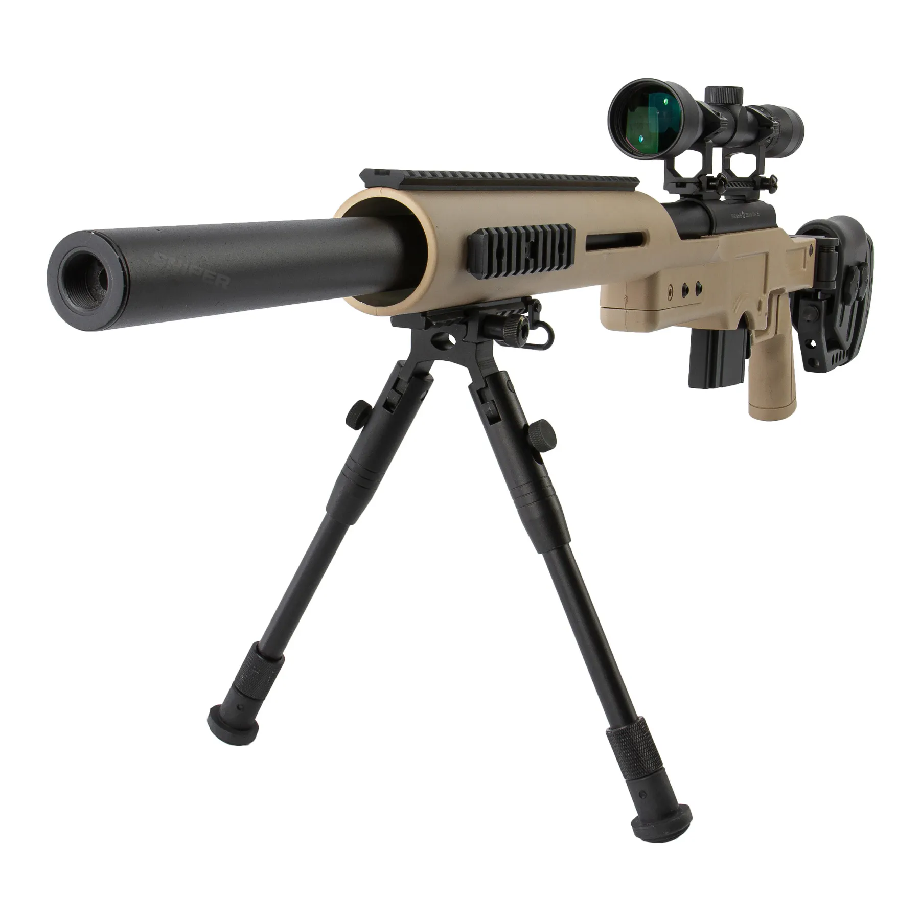 MB4410 Sniper Rifle Full Set, Tan