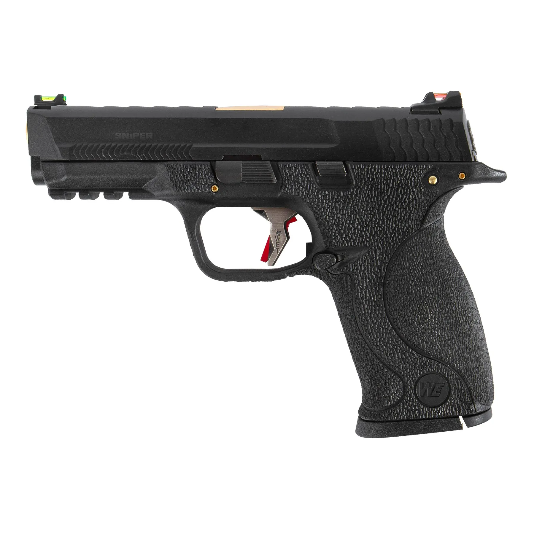 WET-05 BK Gold Barrel Metal Version GBB, Black