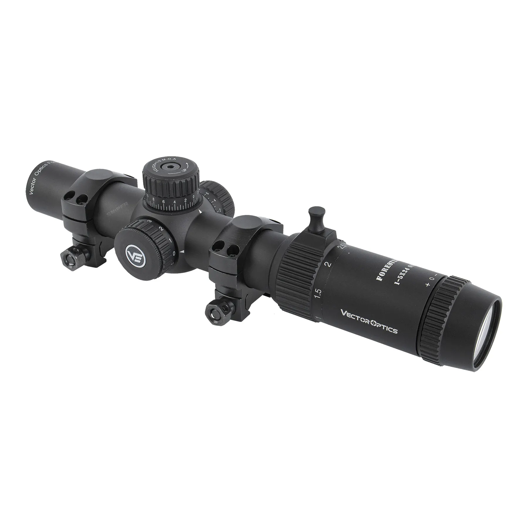 1-5x24IR Tactical Forester Gen.2 Zielfernrohr, Black