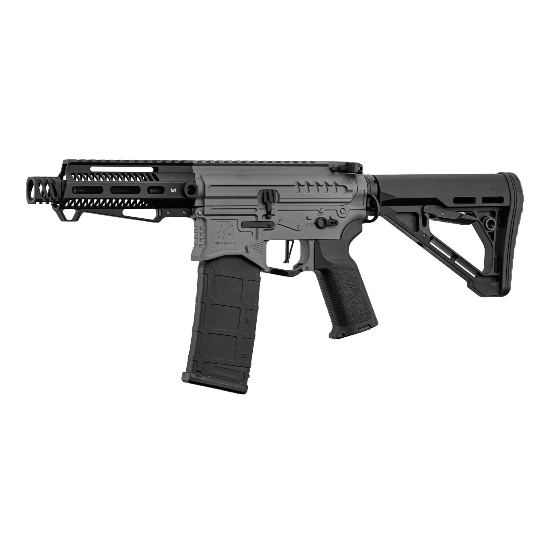 Zion Arms PW9 M4 M-Lok 6" (S)AEG, Black/Grey Zion Arms PW9 M4 M-Lok 6" (S)AEG, Black/Grey