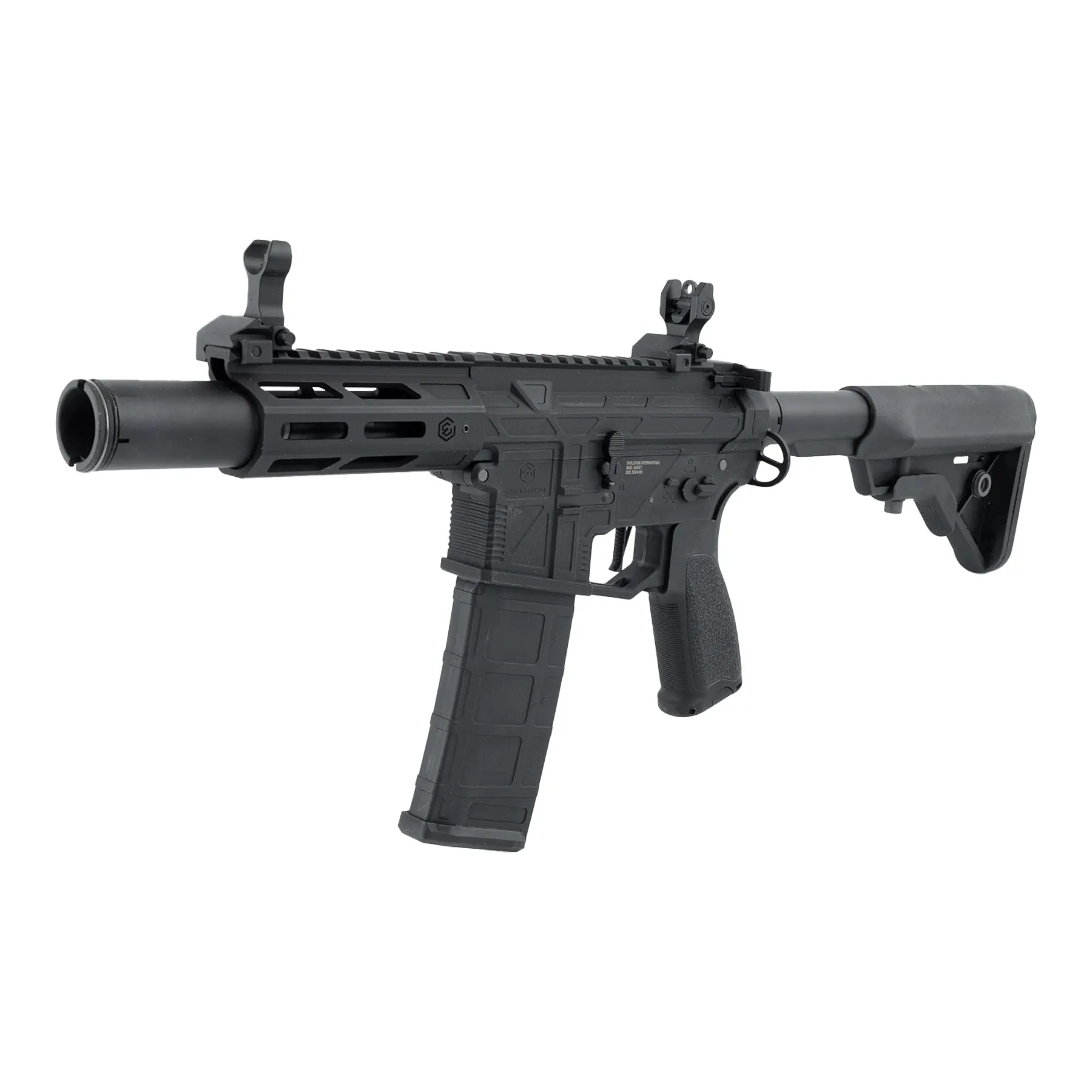 Evolution Ghost XS EMR A (S)AEG, Black Evolution Ghost XS EMR A AEG < 0,5 Joule Softair Gewehr, Black