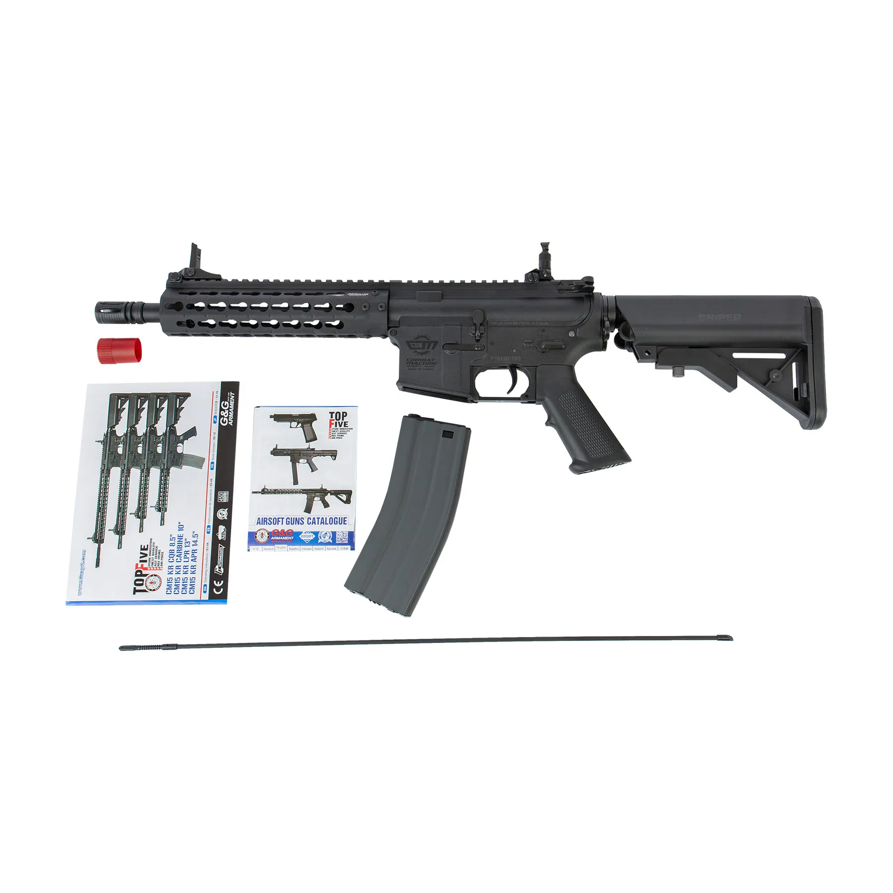 CM15 KR-CQB 8,5",< 0,5 J, Black