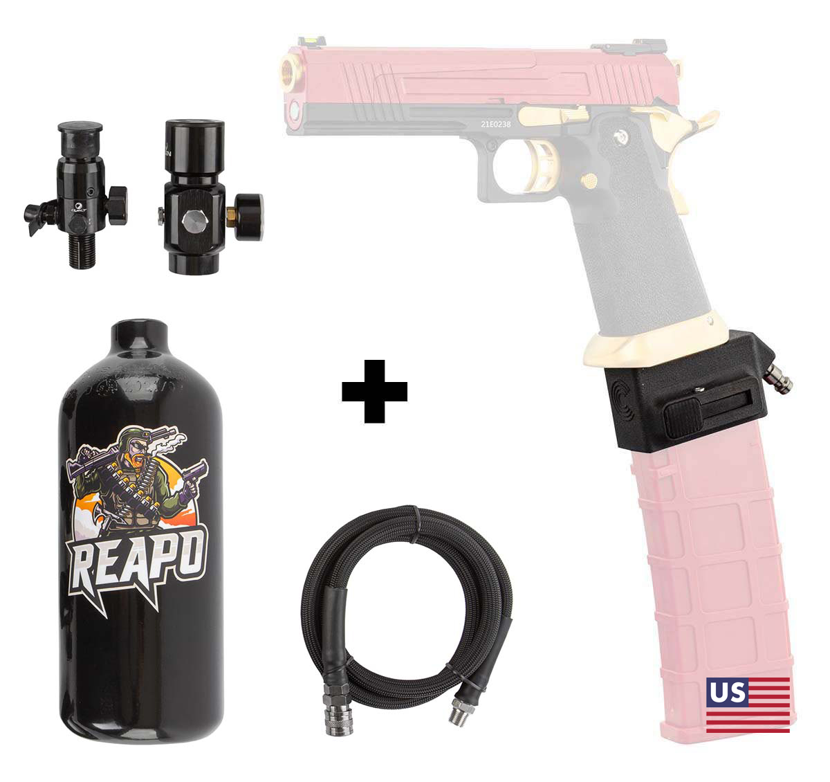 HPA SET Reapo, Creeper US Adapter für Hi-Capa Series