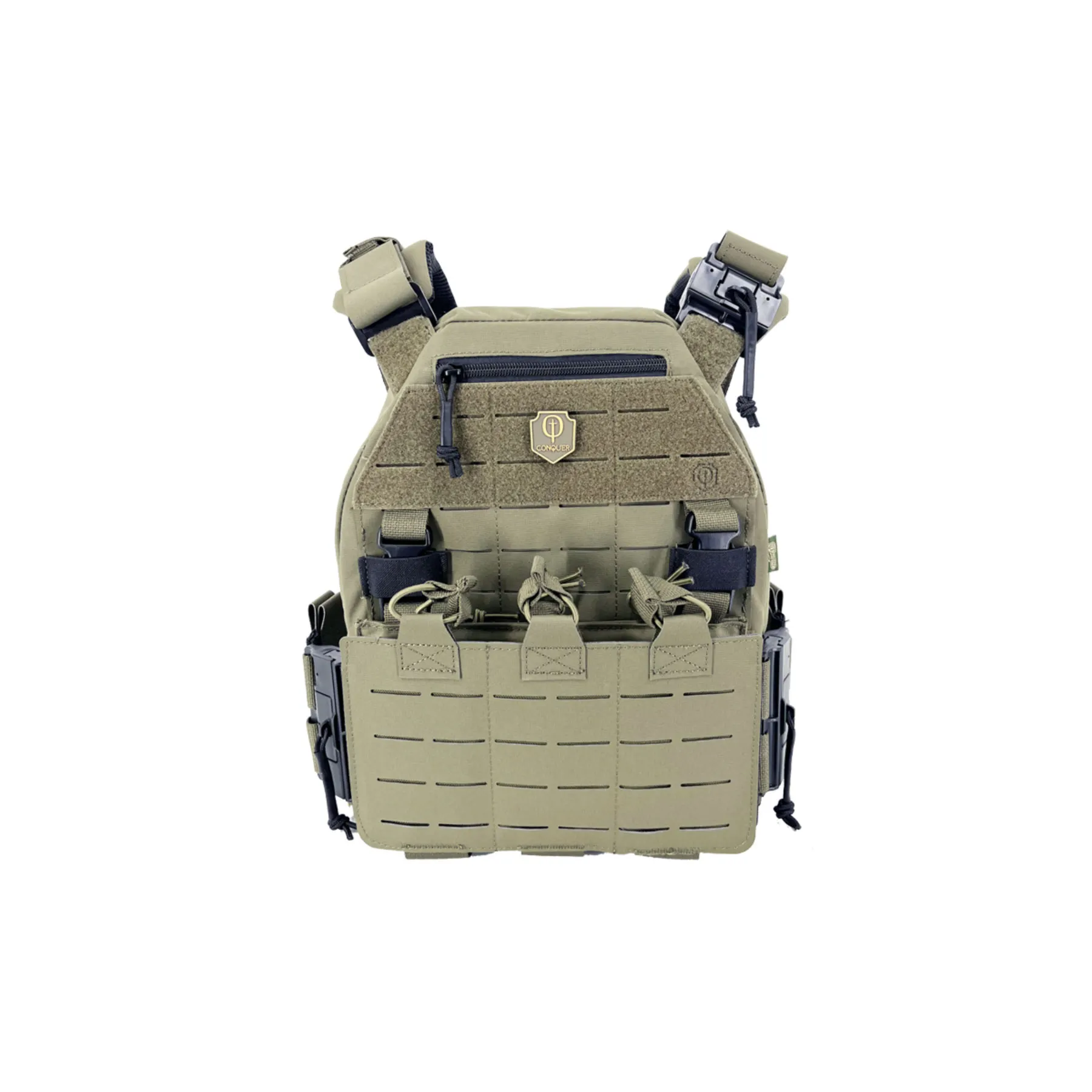 Conquer MQR Vest Plattenträger, Ranger Green