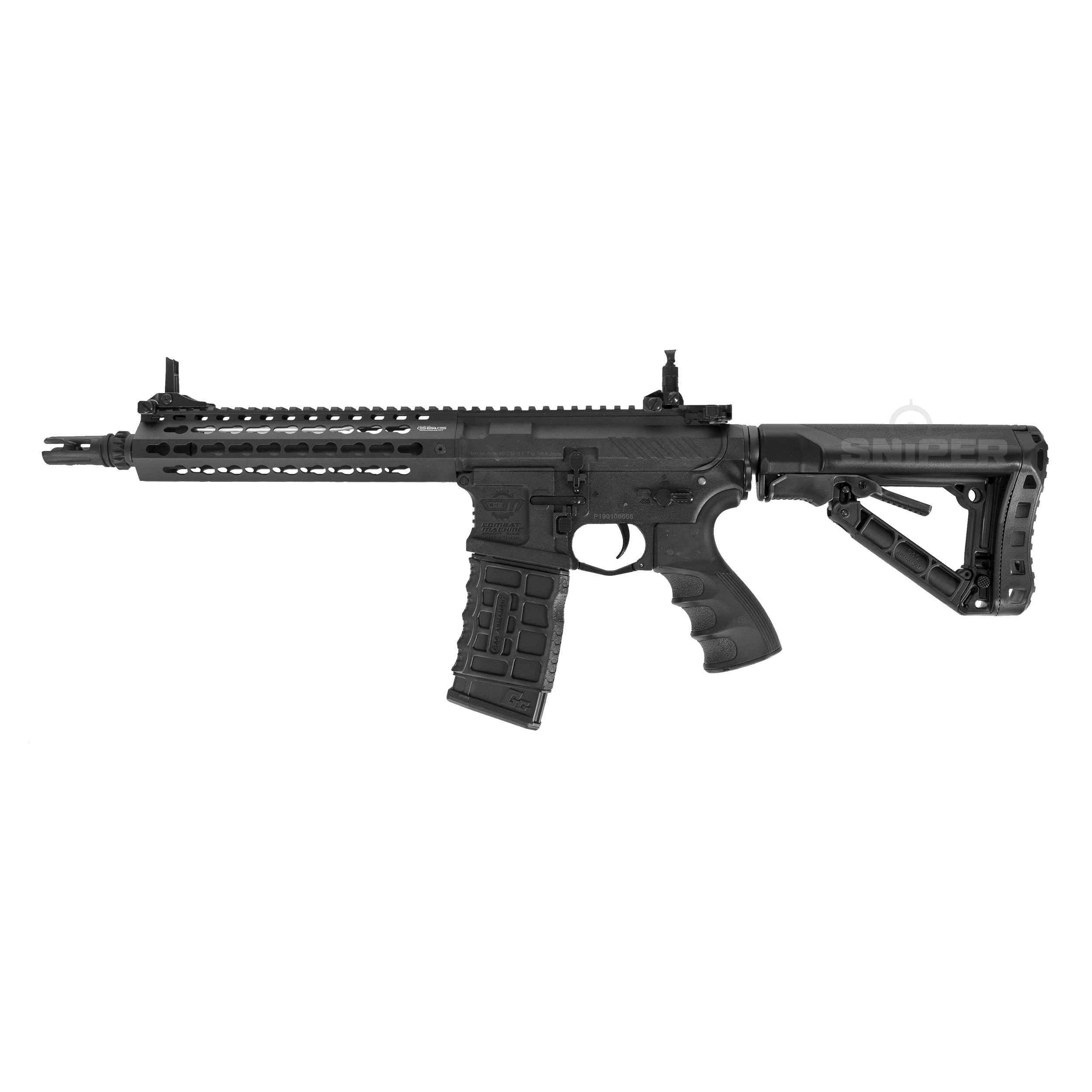 CM16 SRL, ETU Black < 0,5 Joule, AEG Softair Gewehr