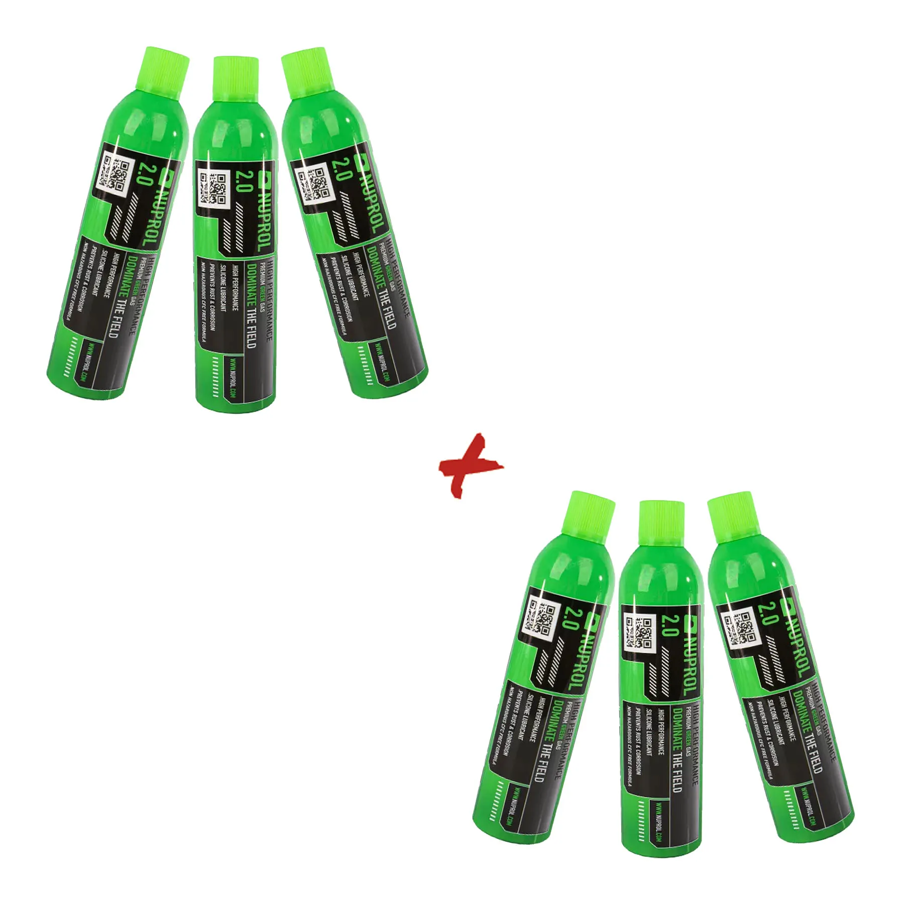 Bundle Deal #2 - 2.0 Premium Green Gas 500ml