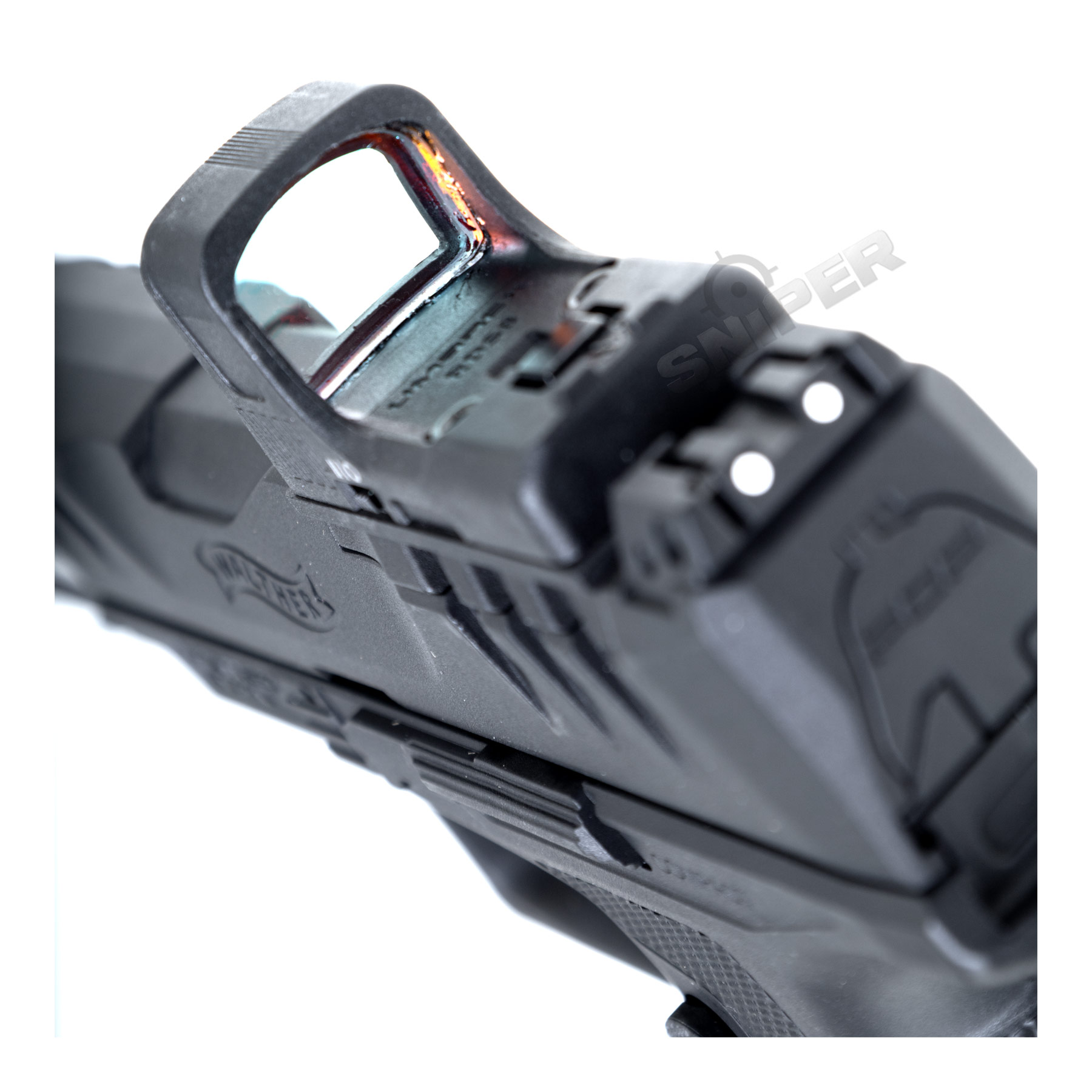 Walther PDP Compact 4" w/ Red Dot Visier NBB Co2 Softair Pistole, Black