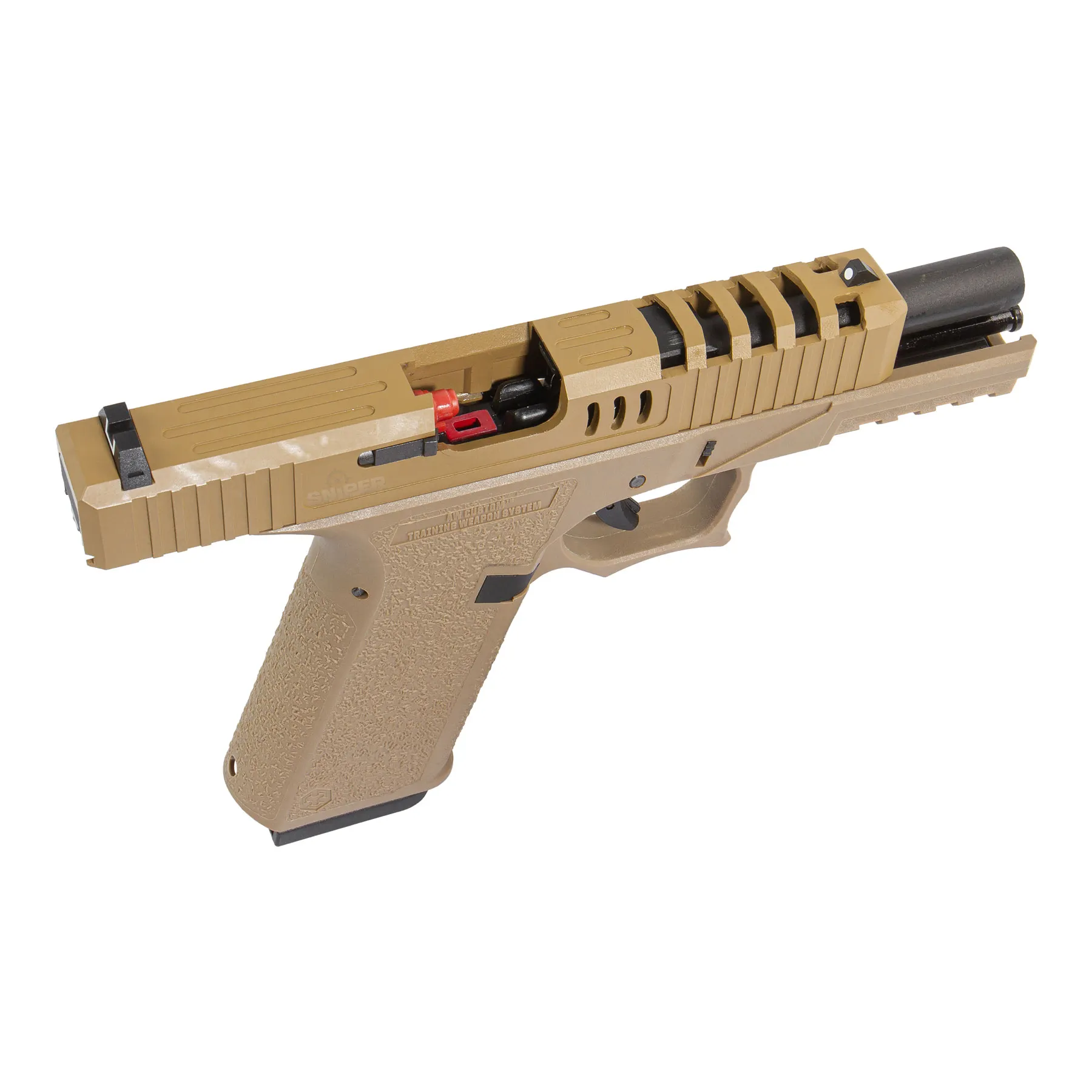 AW Custom VX7 Mod.2 GBB Softair Pistole, FDE