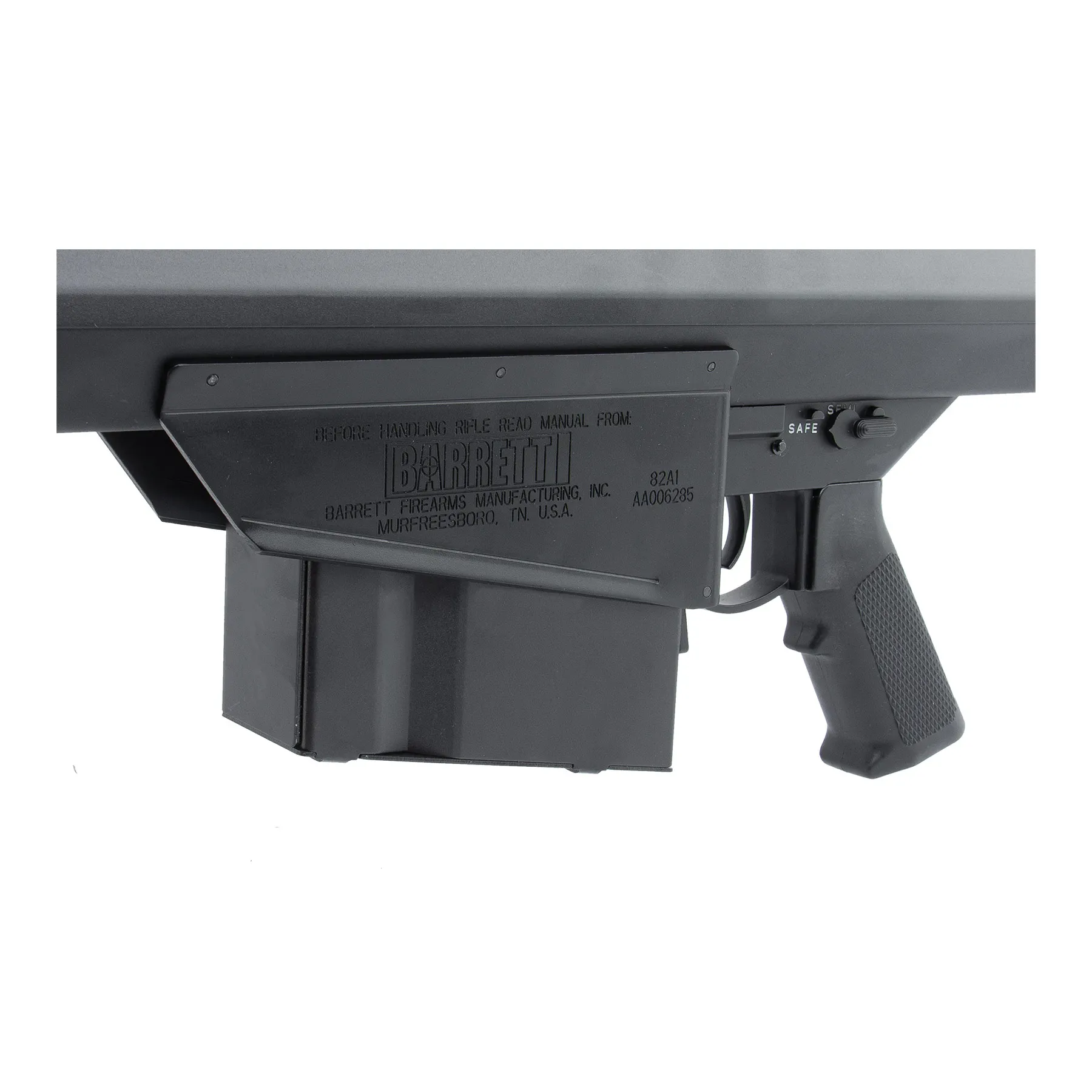Barrett M82 Scharfschützengewehr w/ Bipod (S)AEG, Black