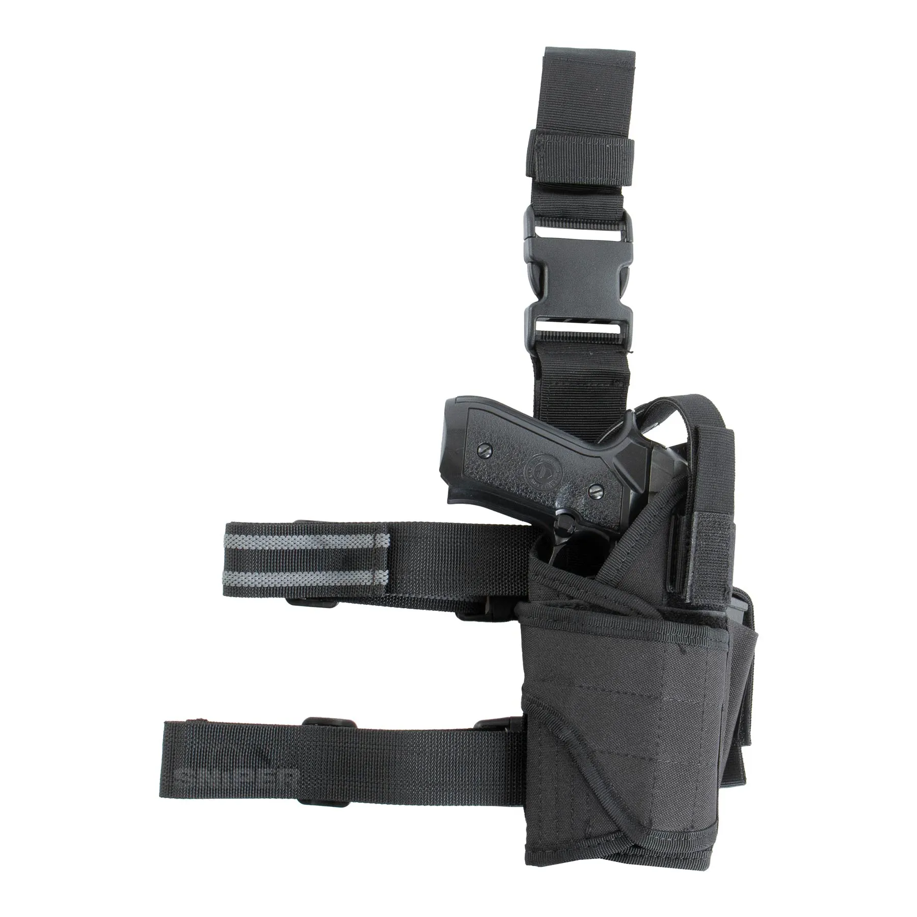 Thigh Holster w/ Mag Pouch, Black