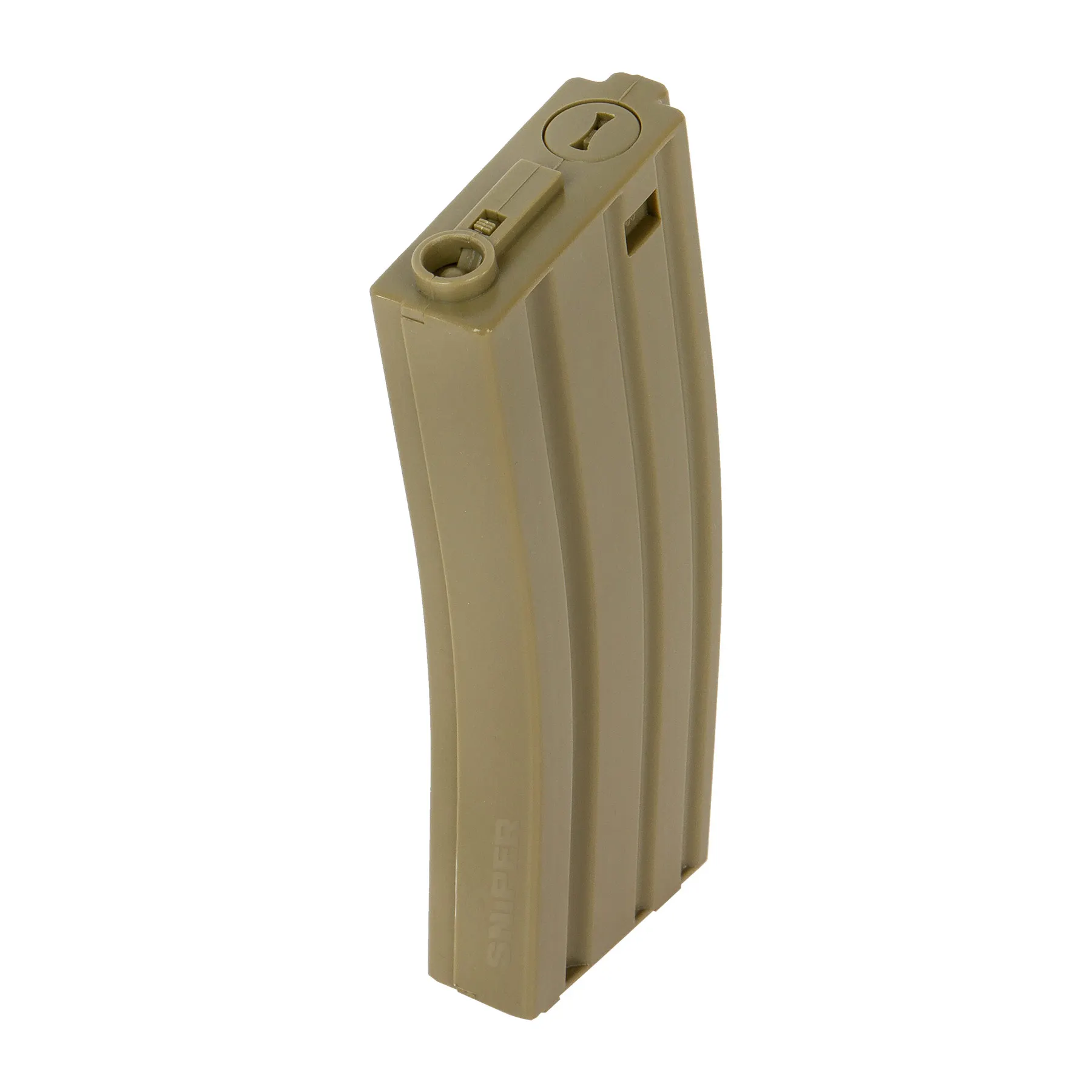 Low Cap M4 Magazin 85rds, Tan