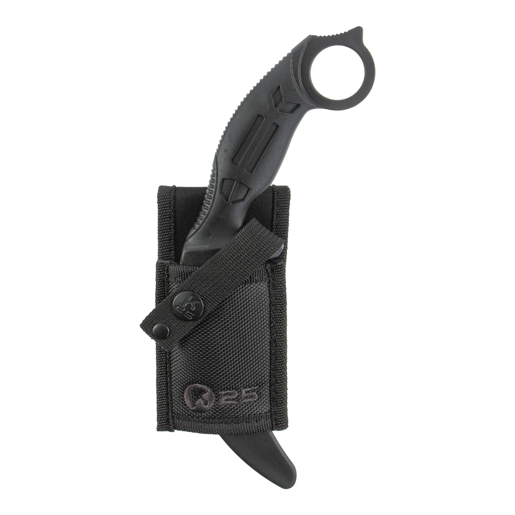 K25 Rubber Training Knife, Black