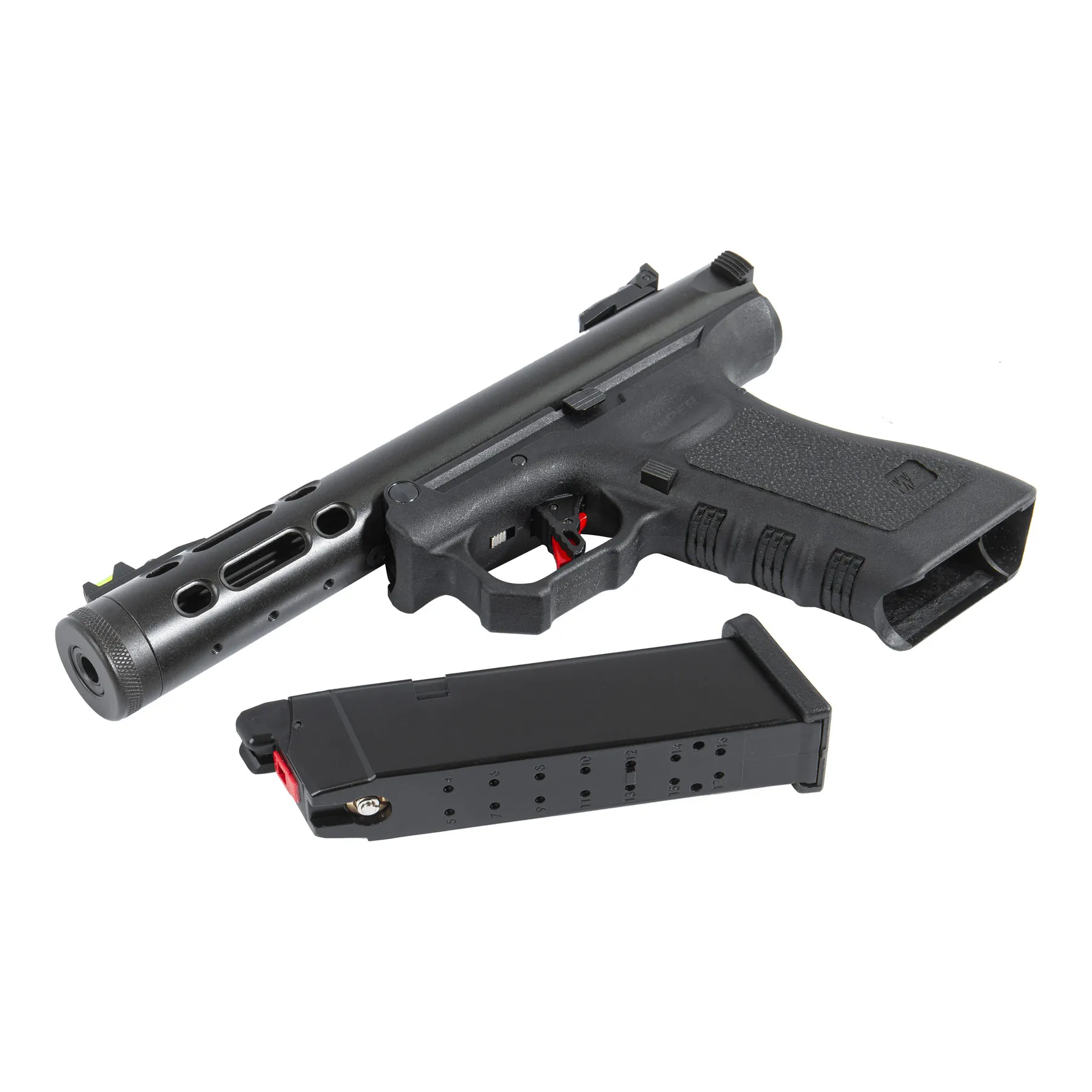 WE Galaxy Series GBB Softair Pistole, Black