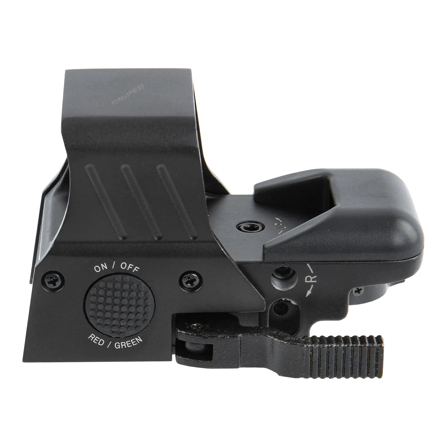 Red/Green Reflex Red Dot Visier, Black